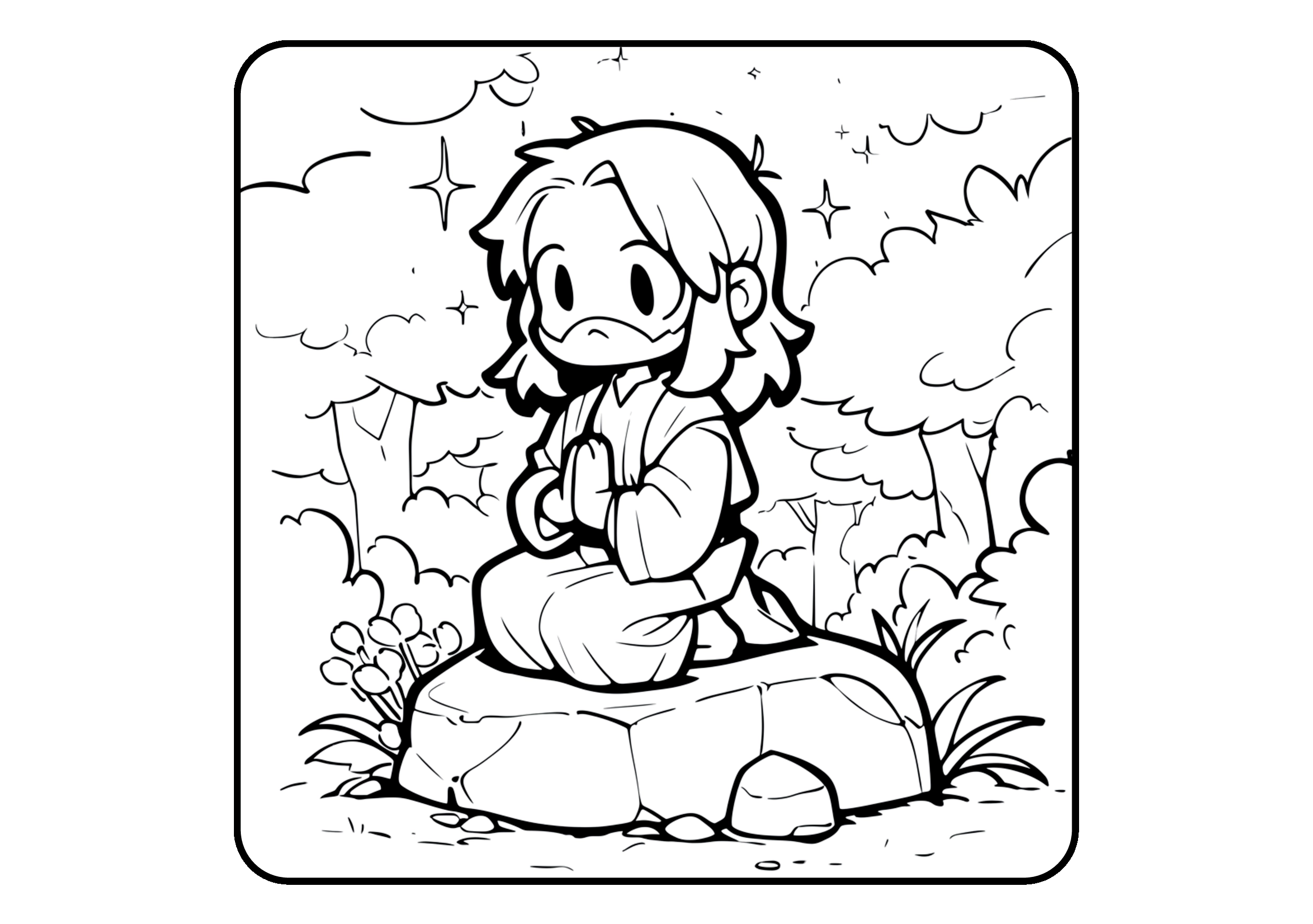 Verdadeira Páscoa para colorir – Jesus, cruz e ressurreição para imprimir grátis