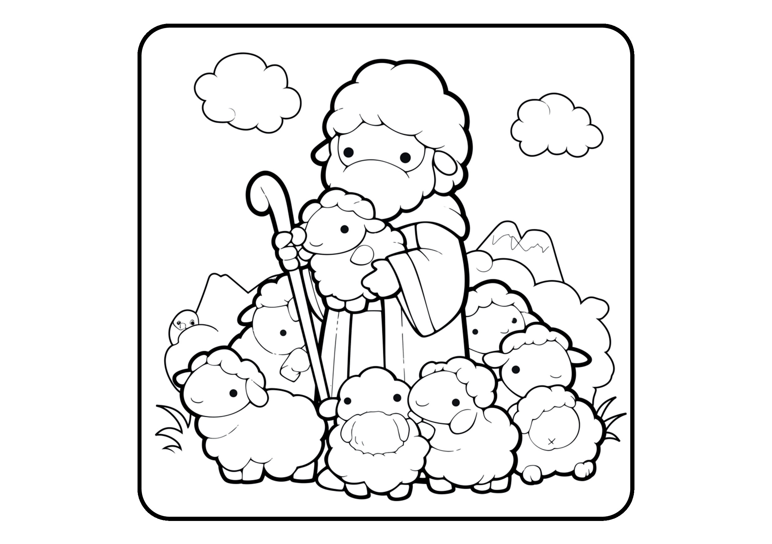 Verdadeira Páscoa para colorir – Jesus, cruz e ressurreição para imprimir grátis