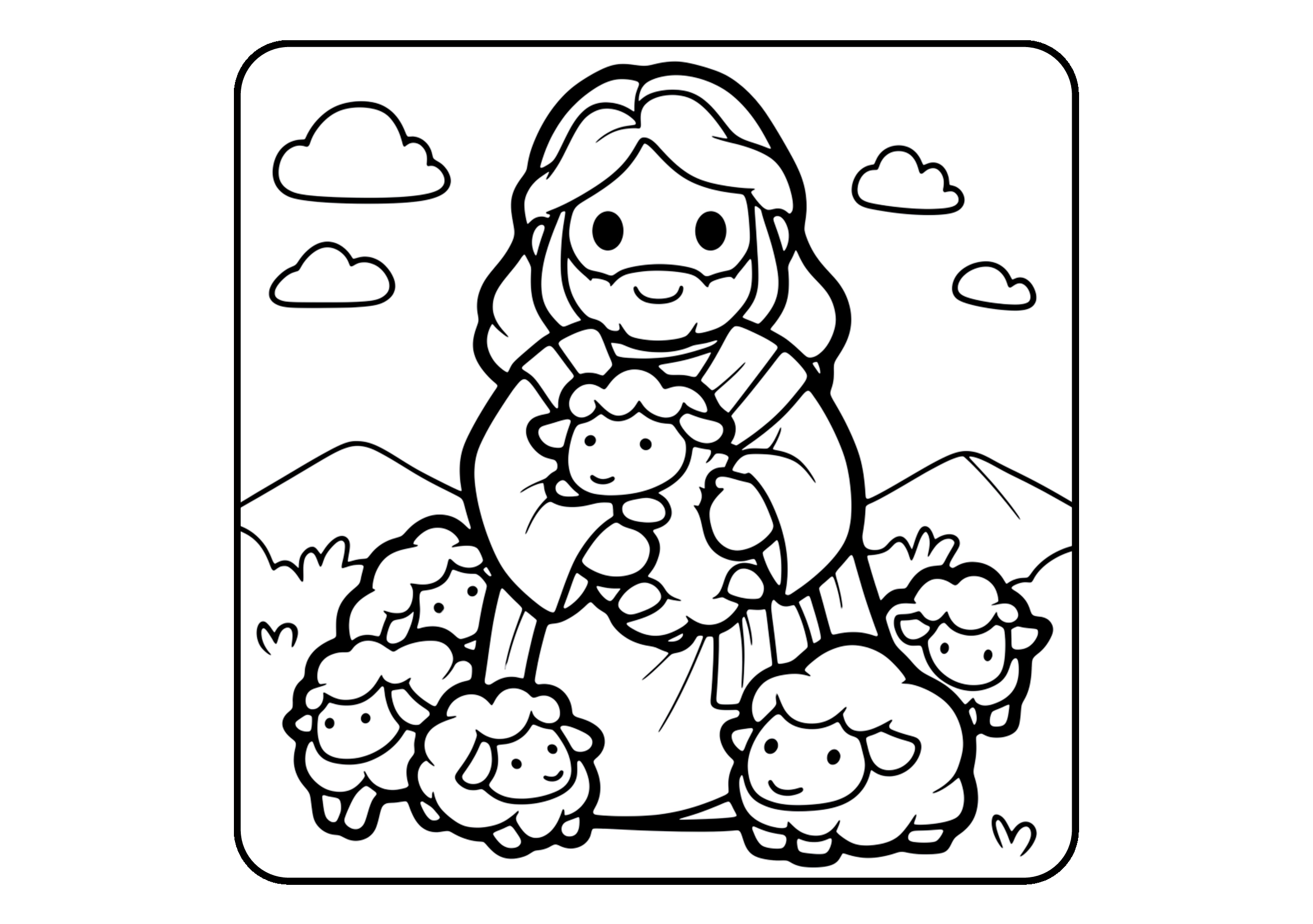 Verdadeira Páscoa para colorir – Jesus, cruz e ressurreição para imprimir grátis