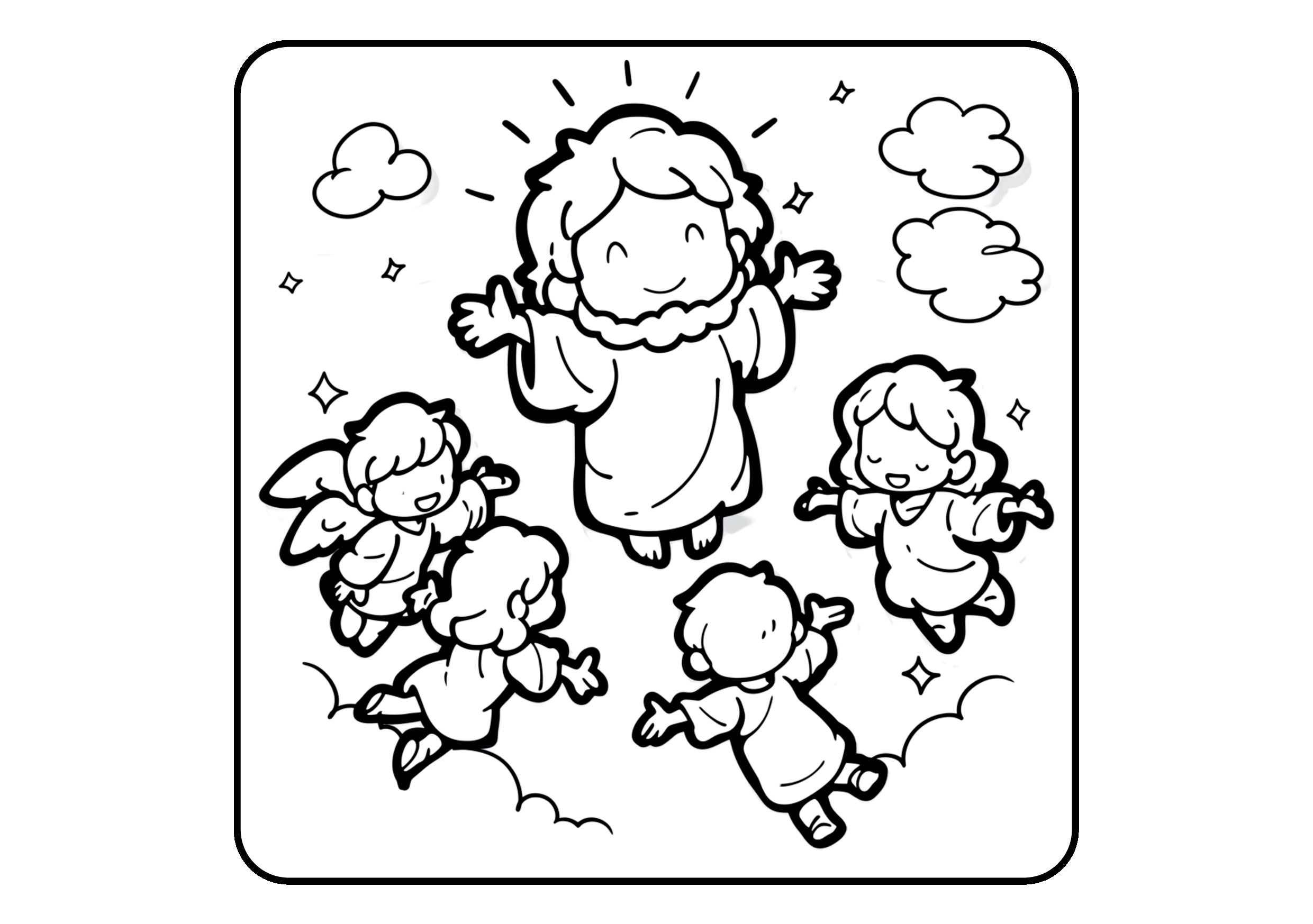 Verdadeira Páscoa para colorir – Jesus, cruz e ressurreição para imprimir grátis