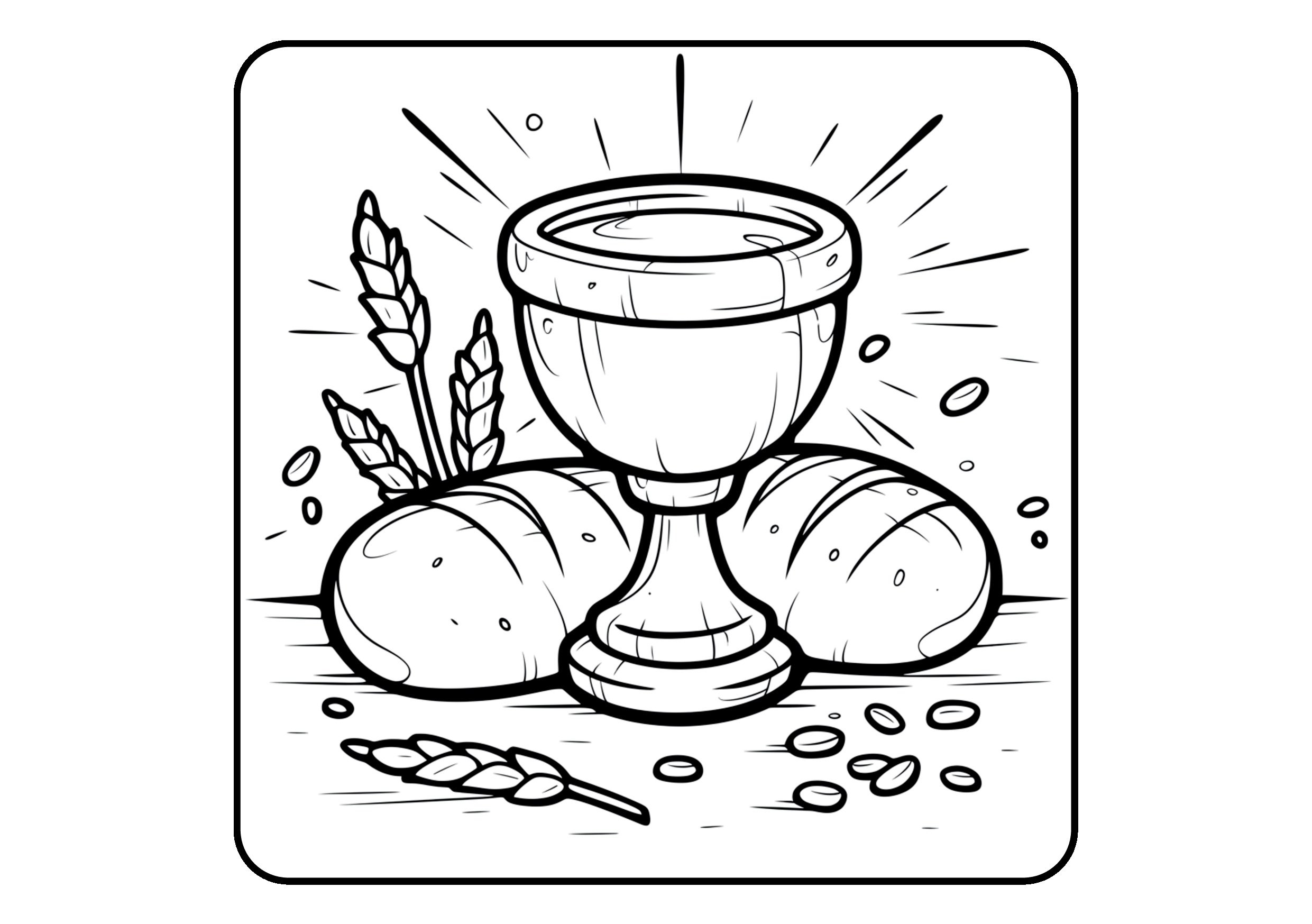 Verdadeira Páscoa para colorir – Jesus, cruz e ressurreição para imprimir grátis