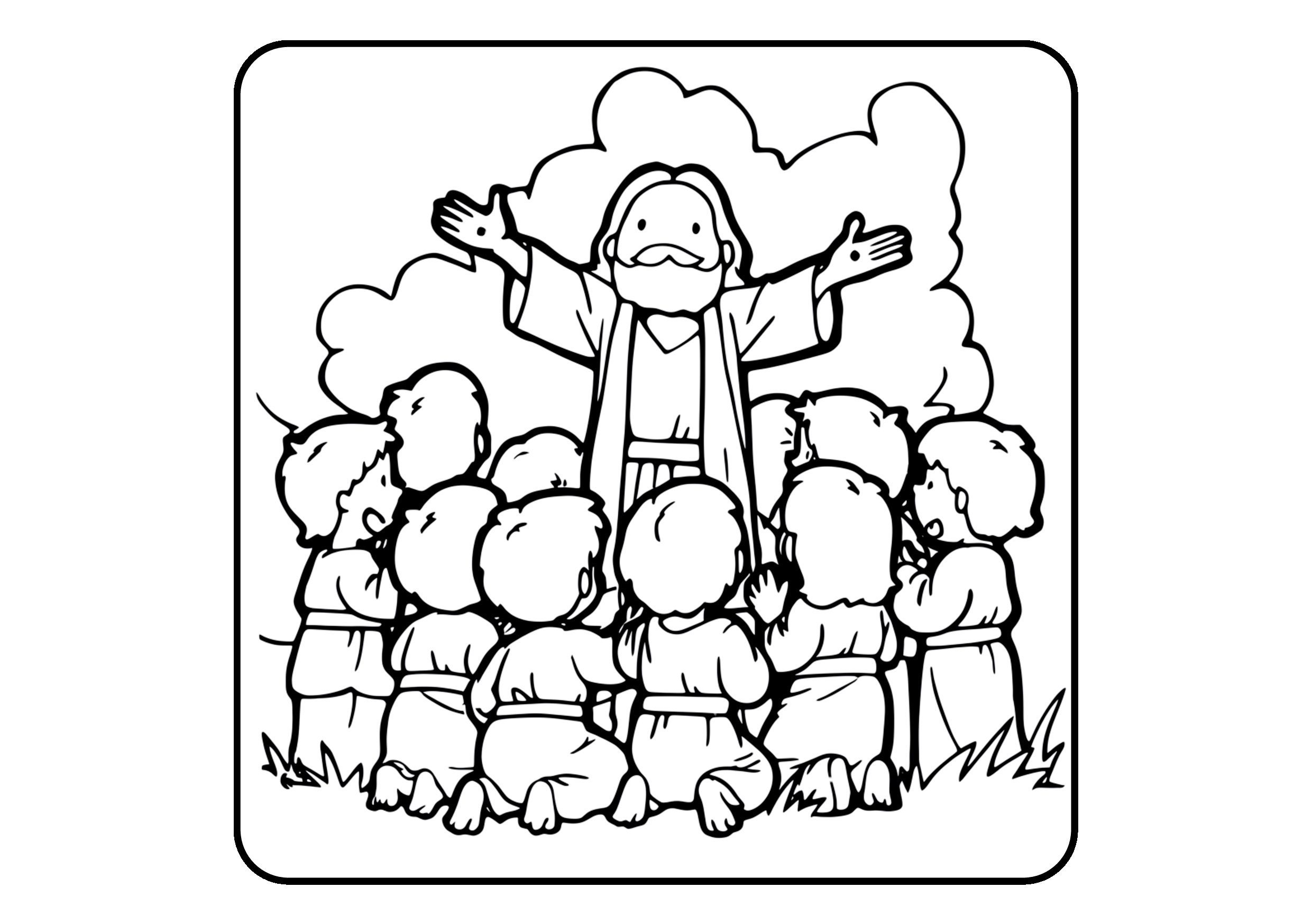 Verdadeira Páscoa para colorir – Jesus, cruz e ressurreição para imprimir grátis