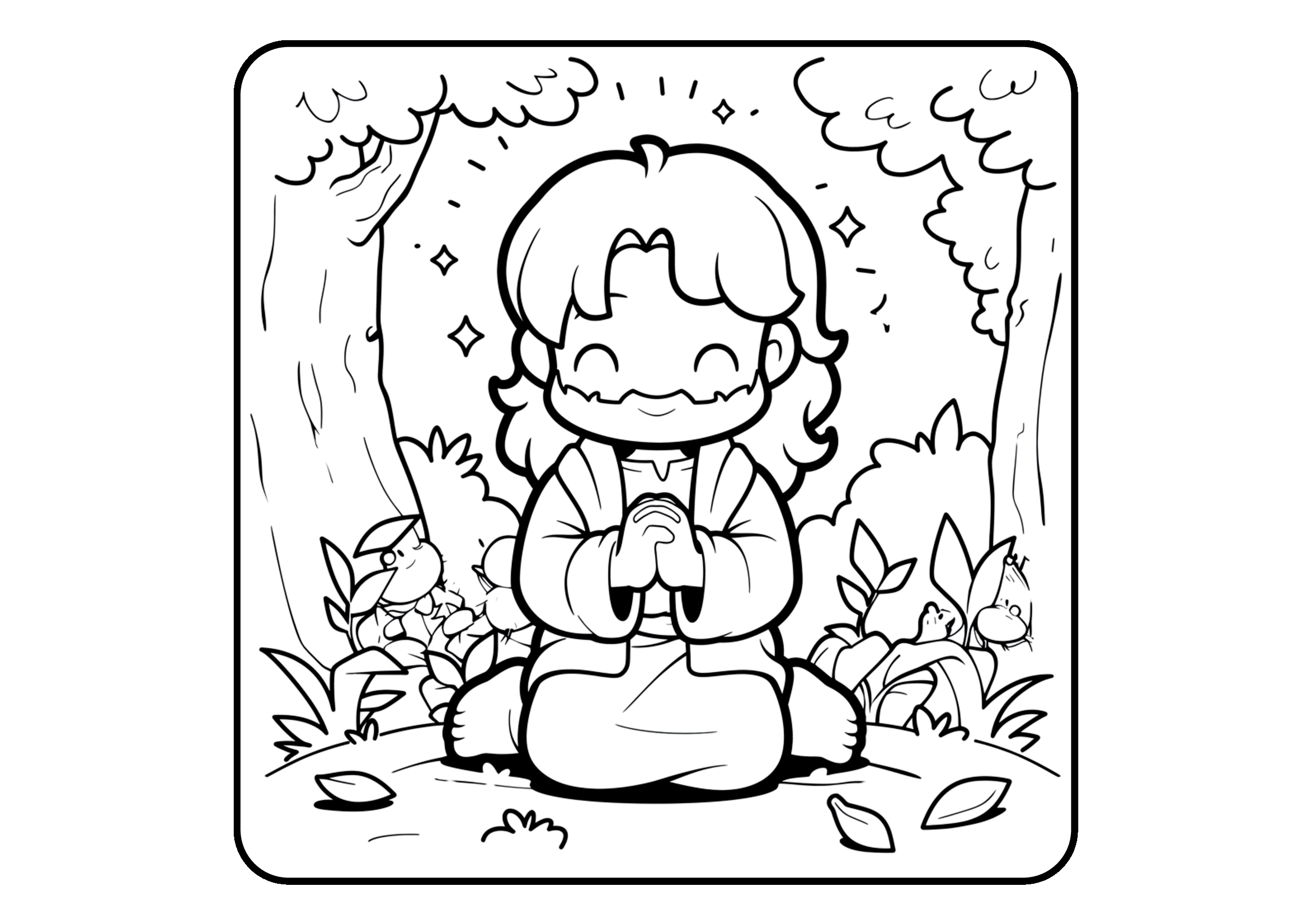 Verdadeira Páscoa para colorir – Jesus, cruz e ressurreição para imprimir grátis