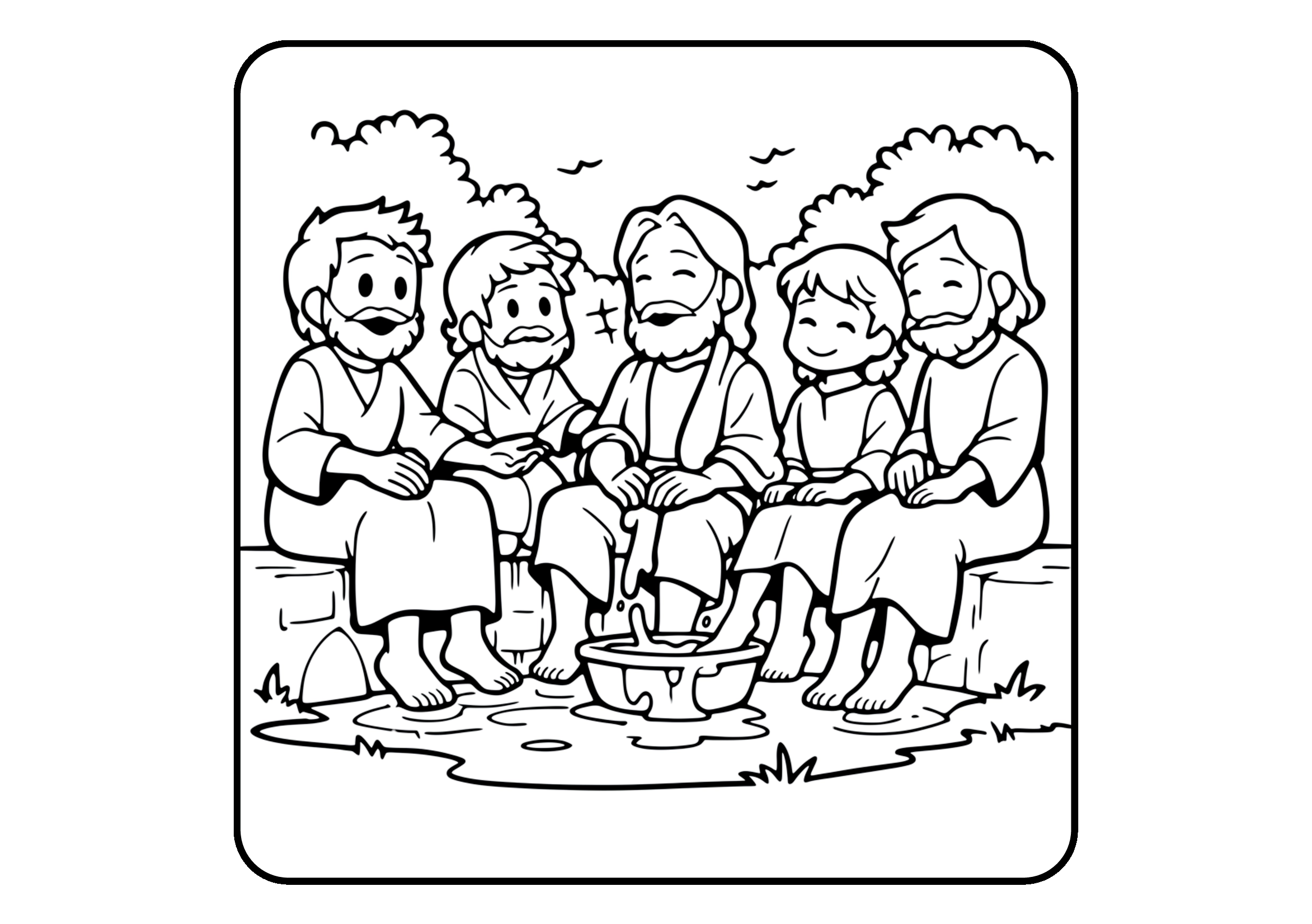 Verdadeira Páscoa para colorir – Jesus, cruz e ressurreição para imprimir grátis