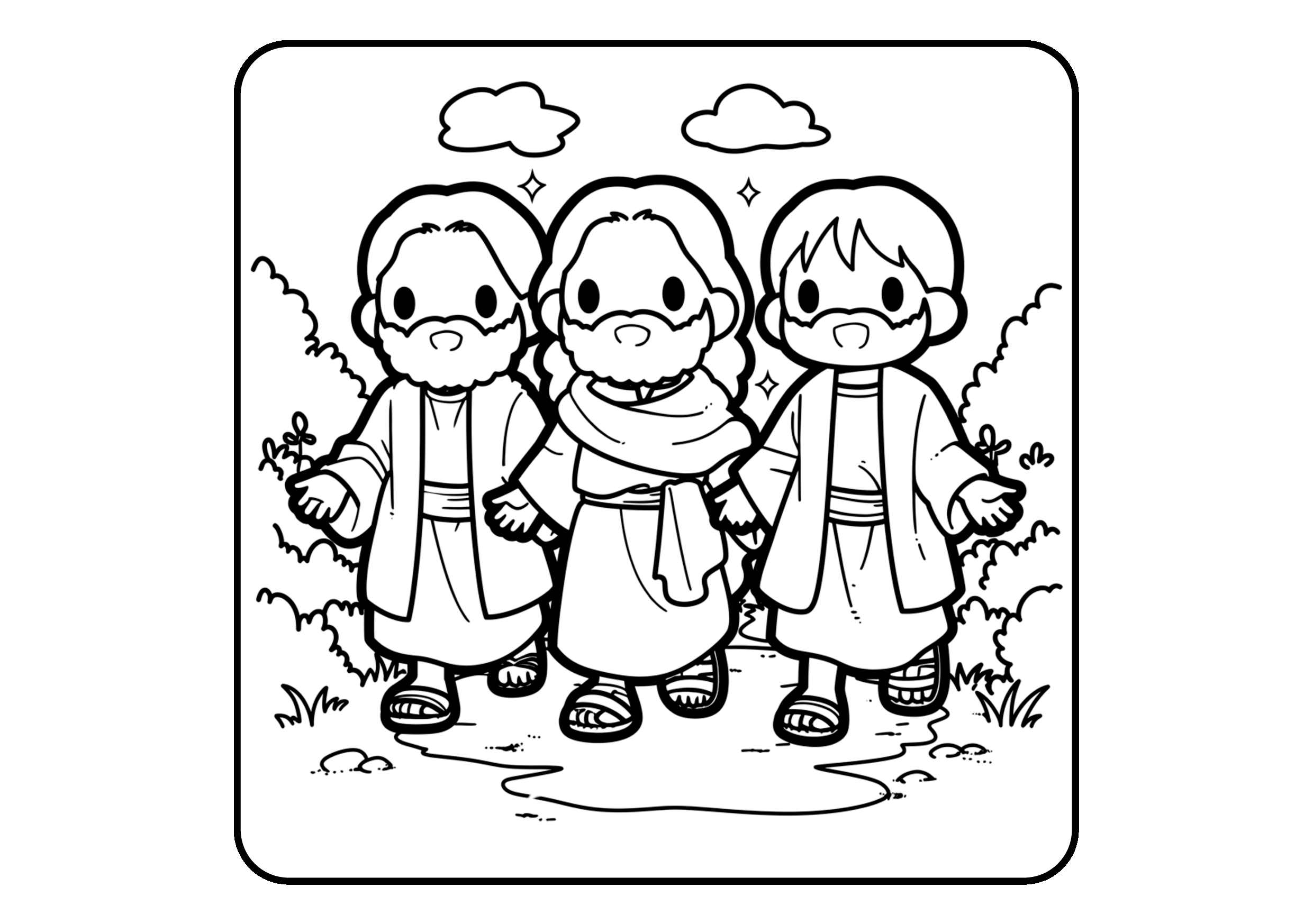 Verdadeira Páscoa para colorir – Jesus, cruz e ressurreição para imprimir grátis