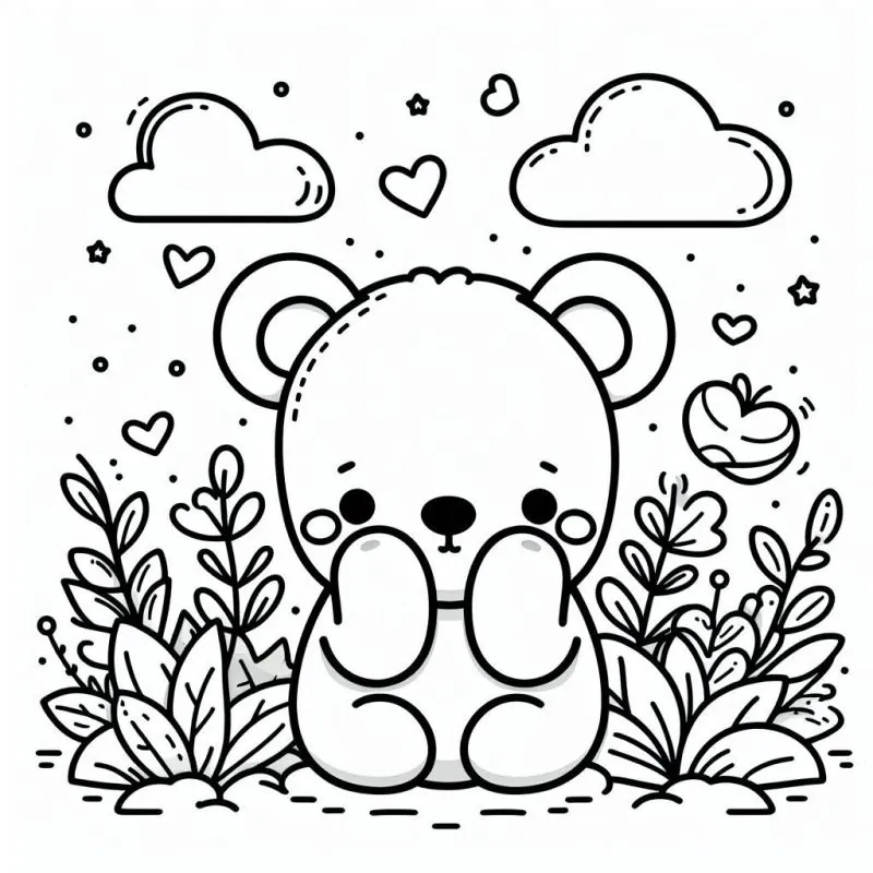 Desenho da coleção Adoráveis e Fofinhos