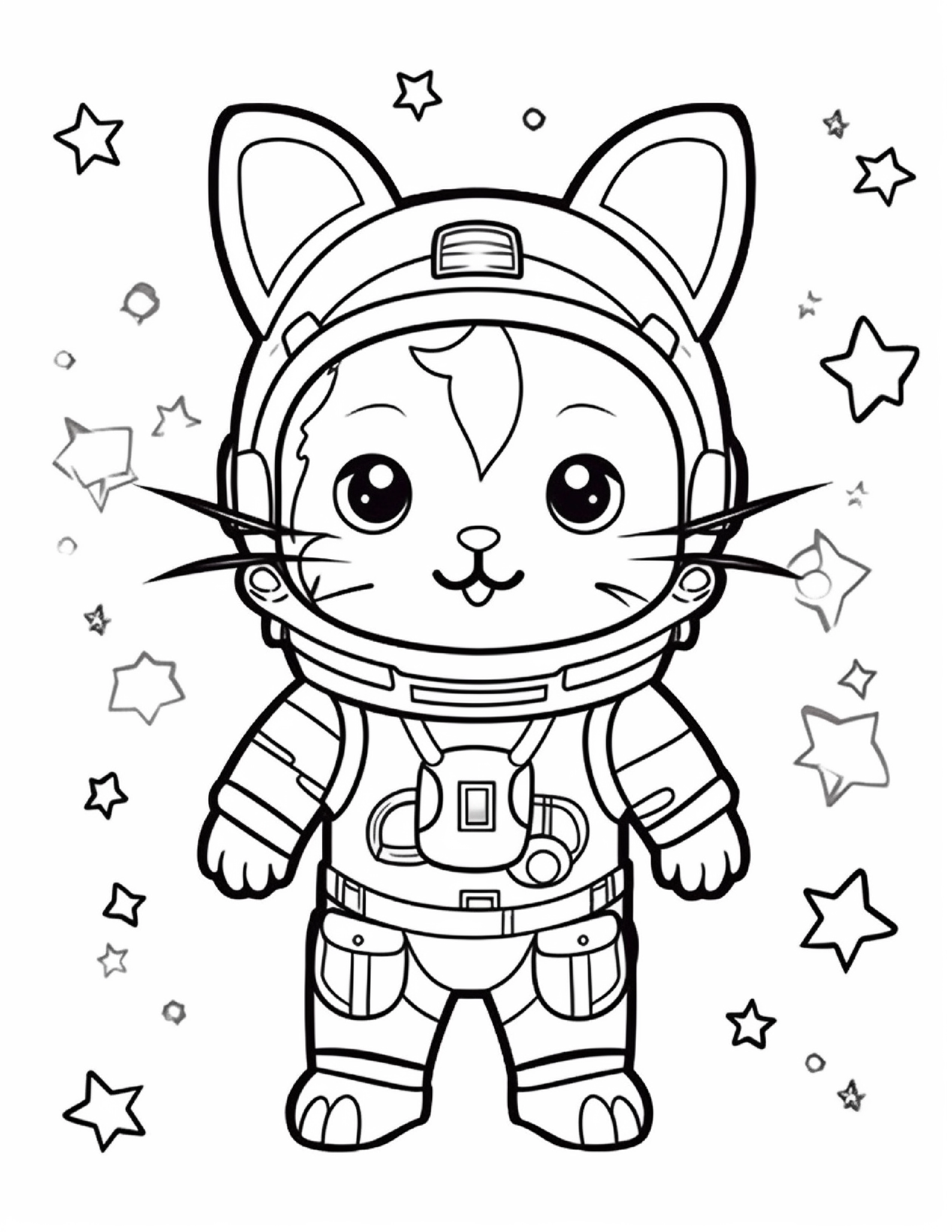Desenho da coleção Astronautas