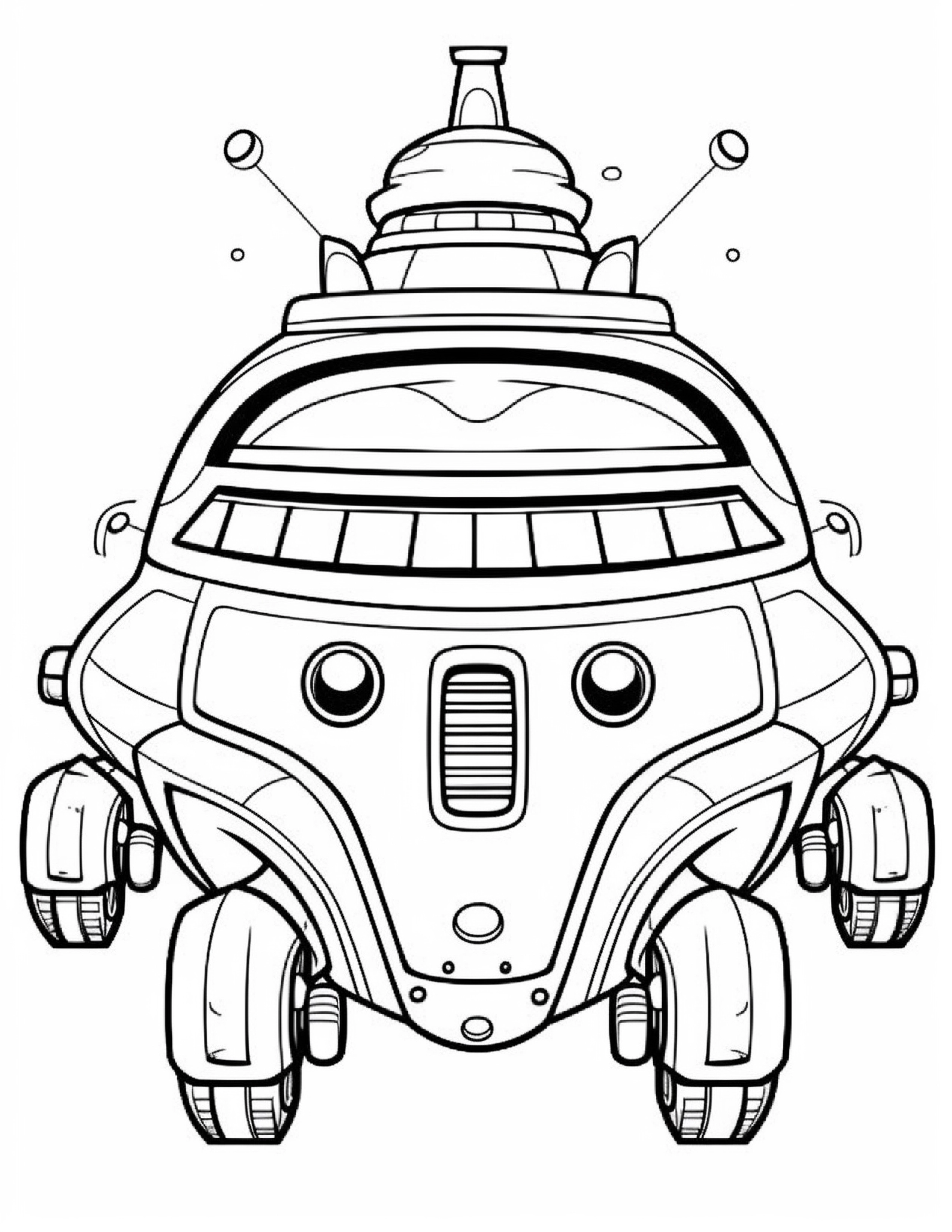 Astronautas para colorir – Viagem espacial para imprimir grátis