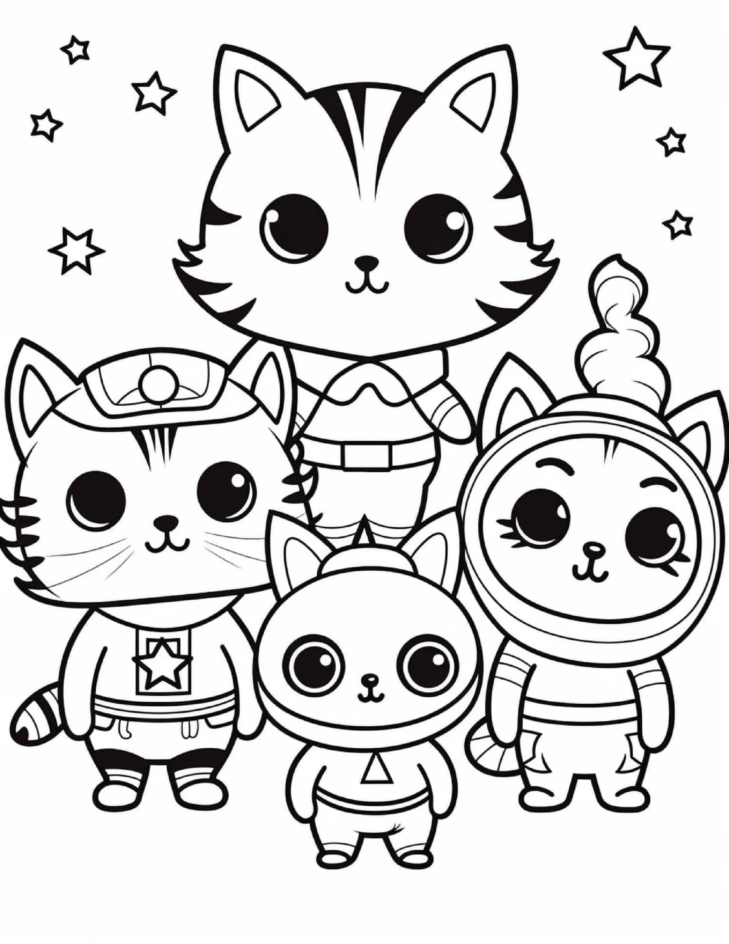 Astronautas para colorir – Viagem espacial para imprimir grátis