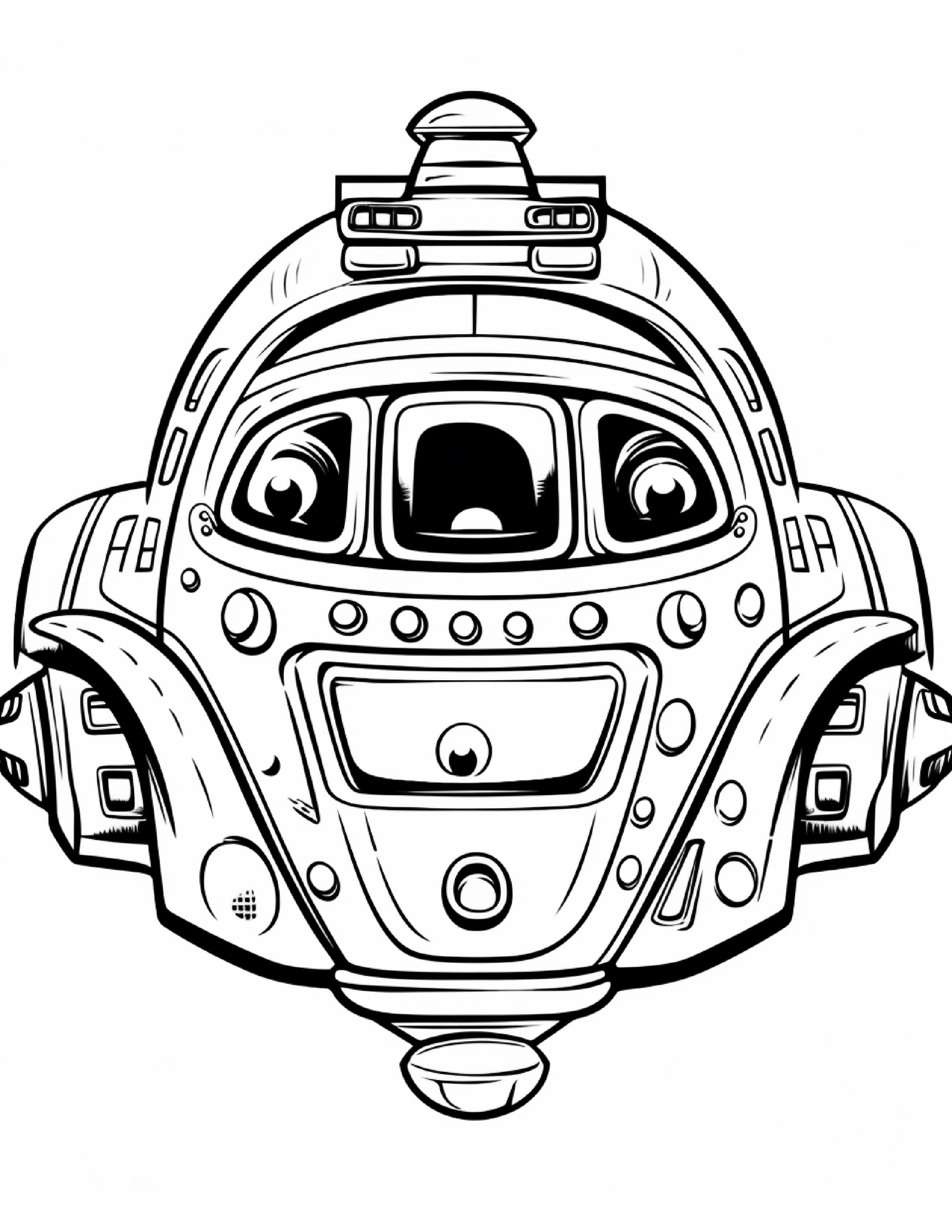 Astronautas para colorir – Viagem espacial para imprimir grátis