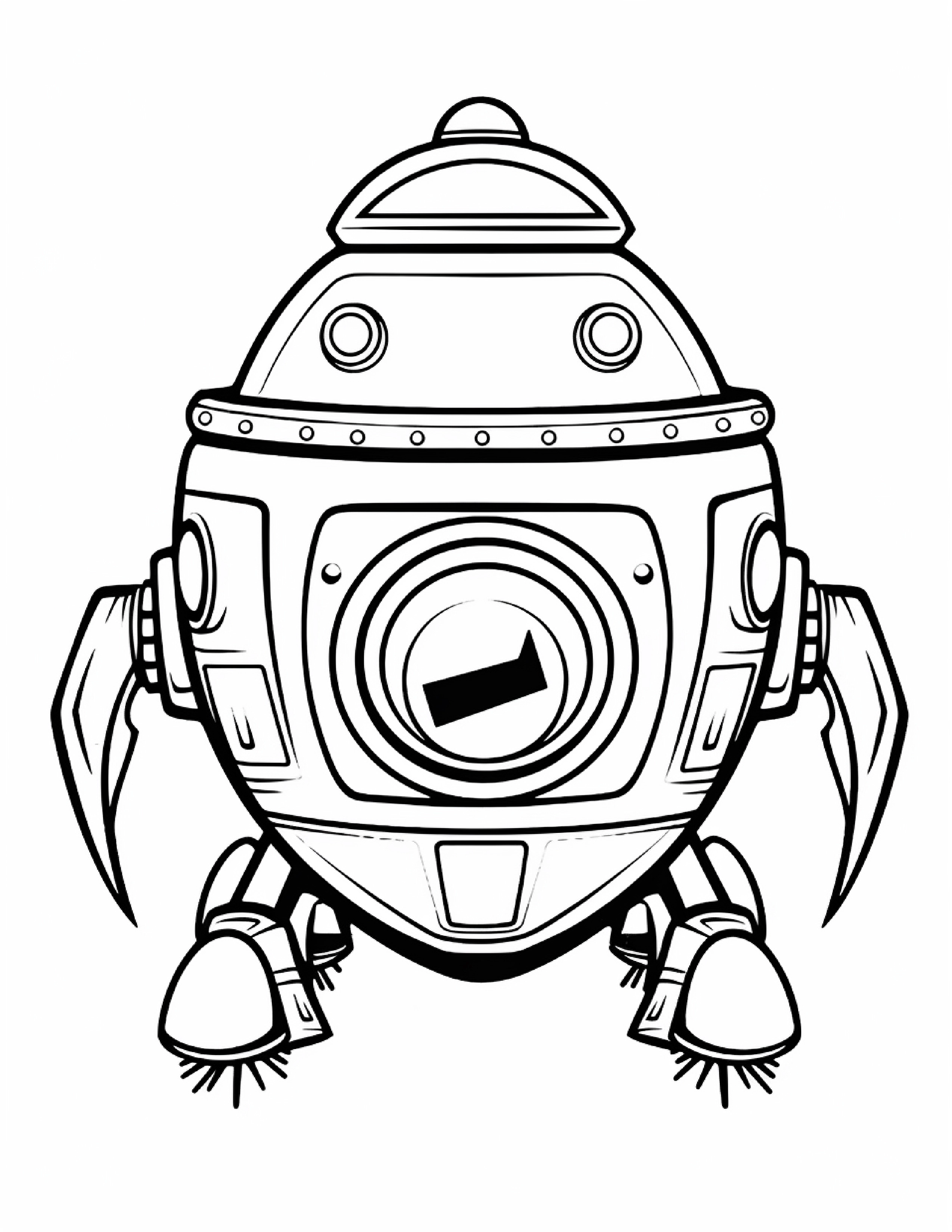 Astronautas para colorir – Viagem espacial para imprimir grátis