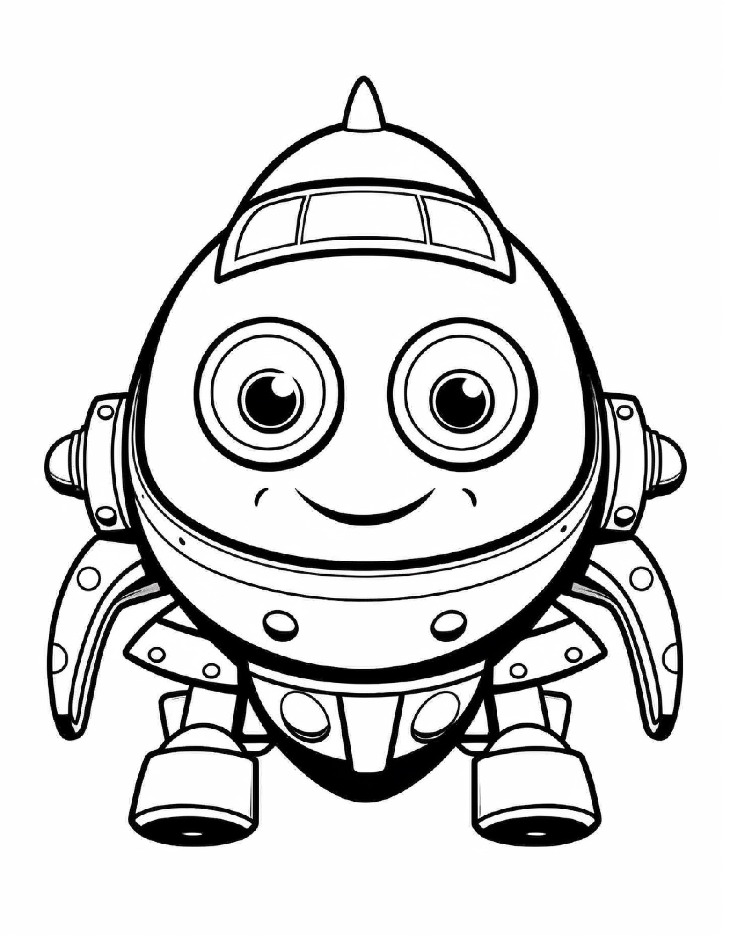 Astronautas para colorir – Viagem espacial para imprimir grátis