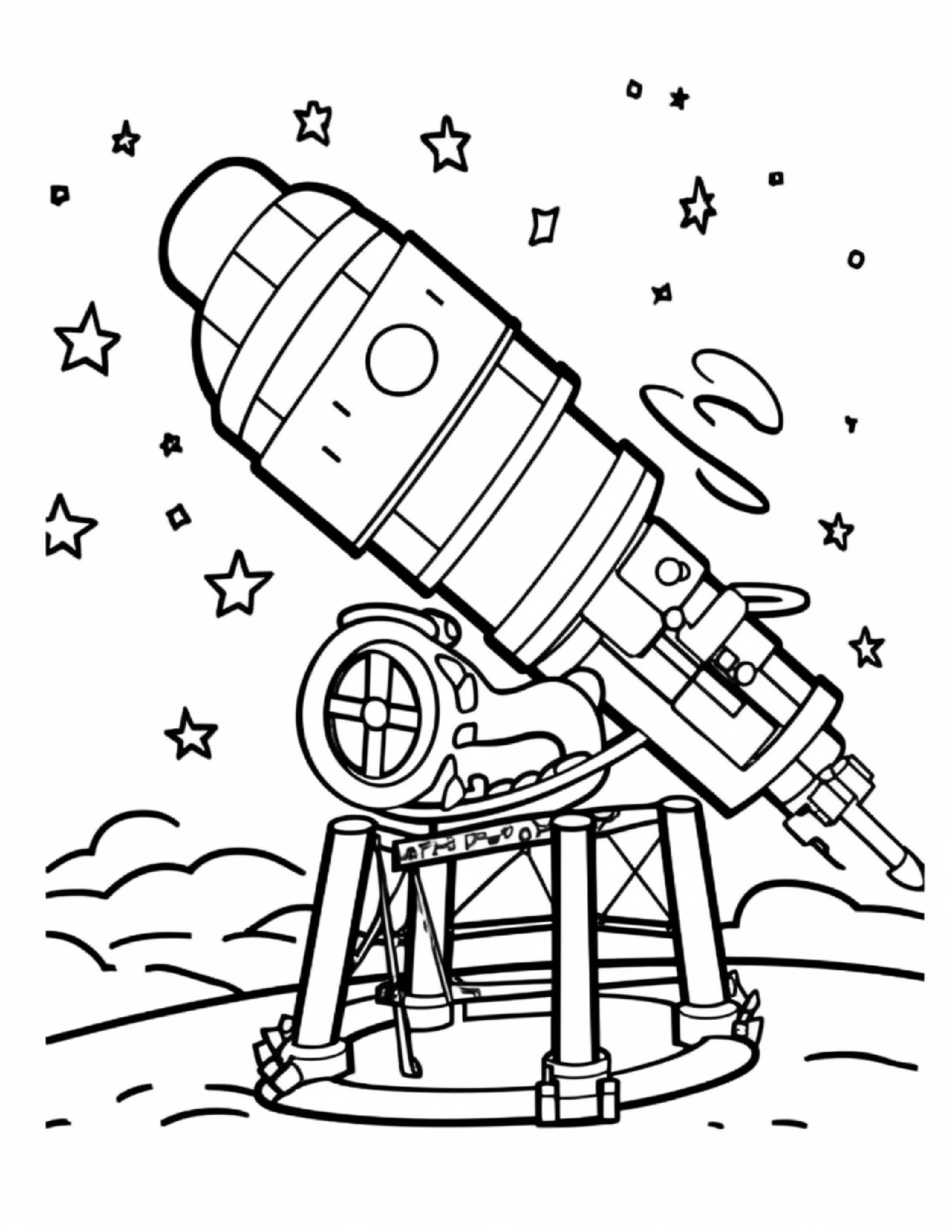 Astronautas para colorir – Viagem espacial para imprimir grátis