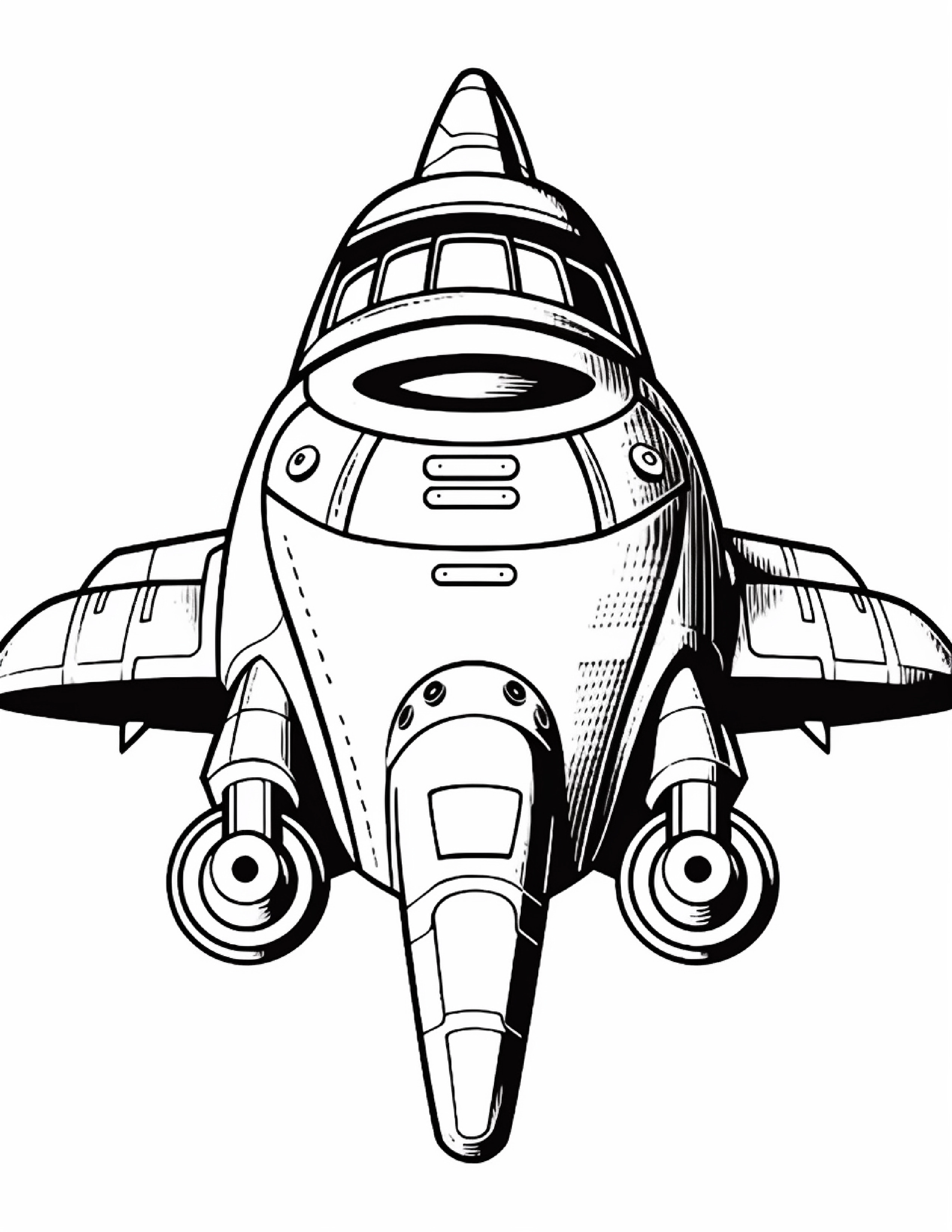 Astronautas para colorir – Viagem espacial para imprimir grátis