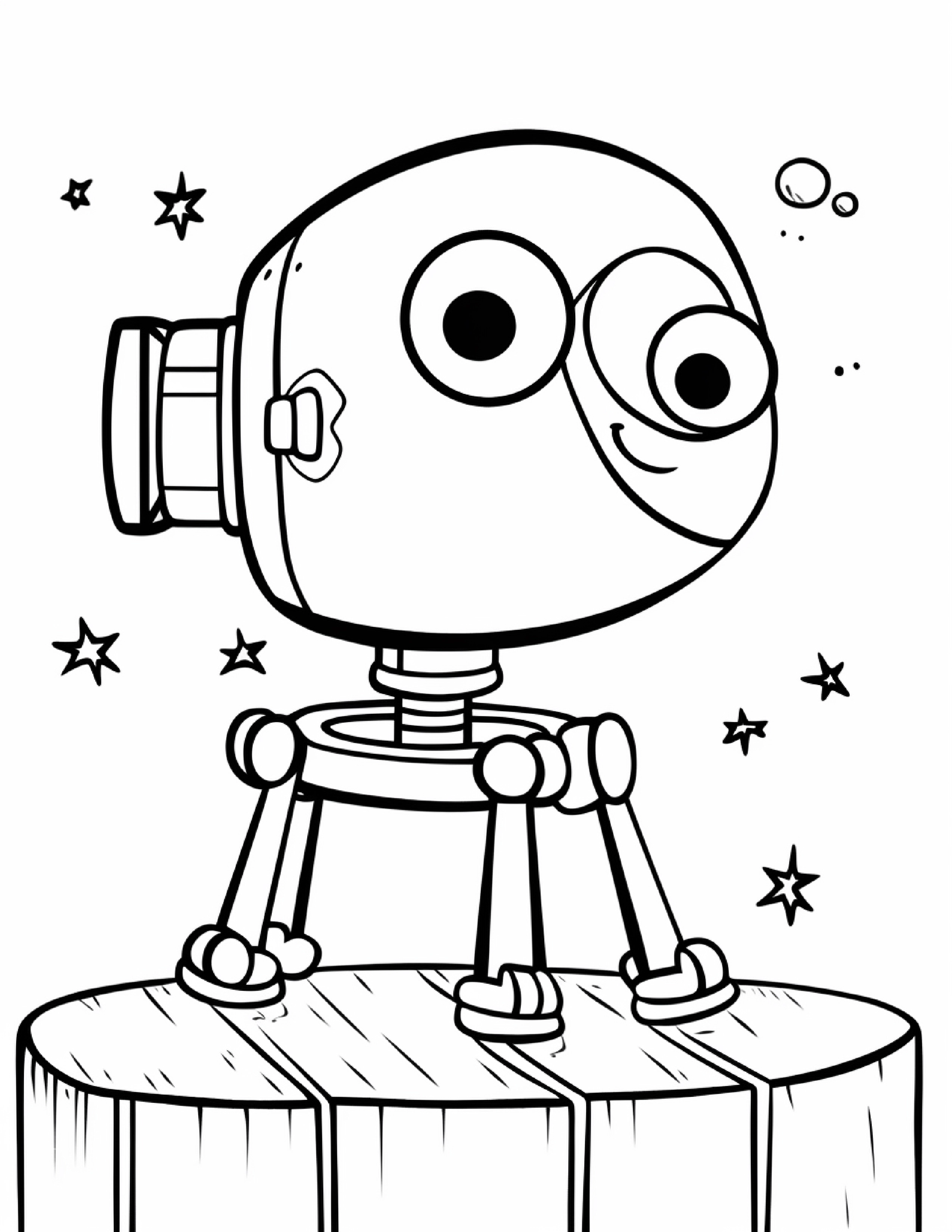 Astronautas para colorir – Viagem espacial para imprimir grátis