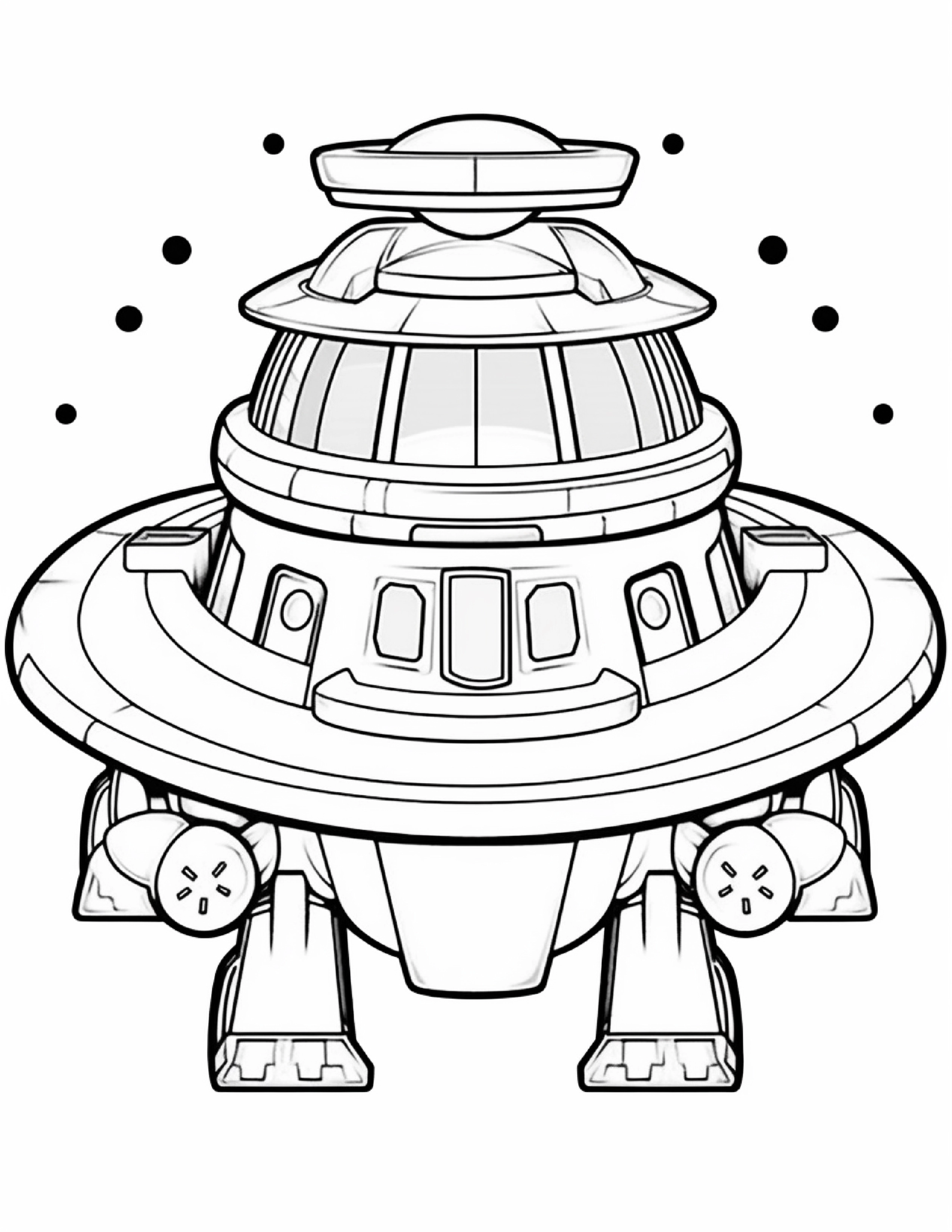 Astronautas para colorir – Viagem espacial para imprimir grátis