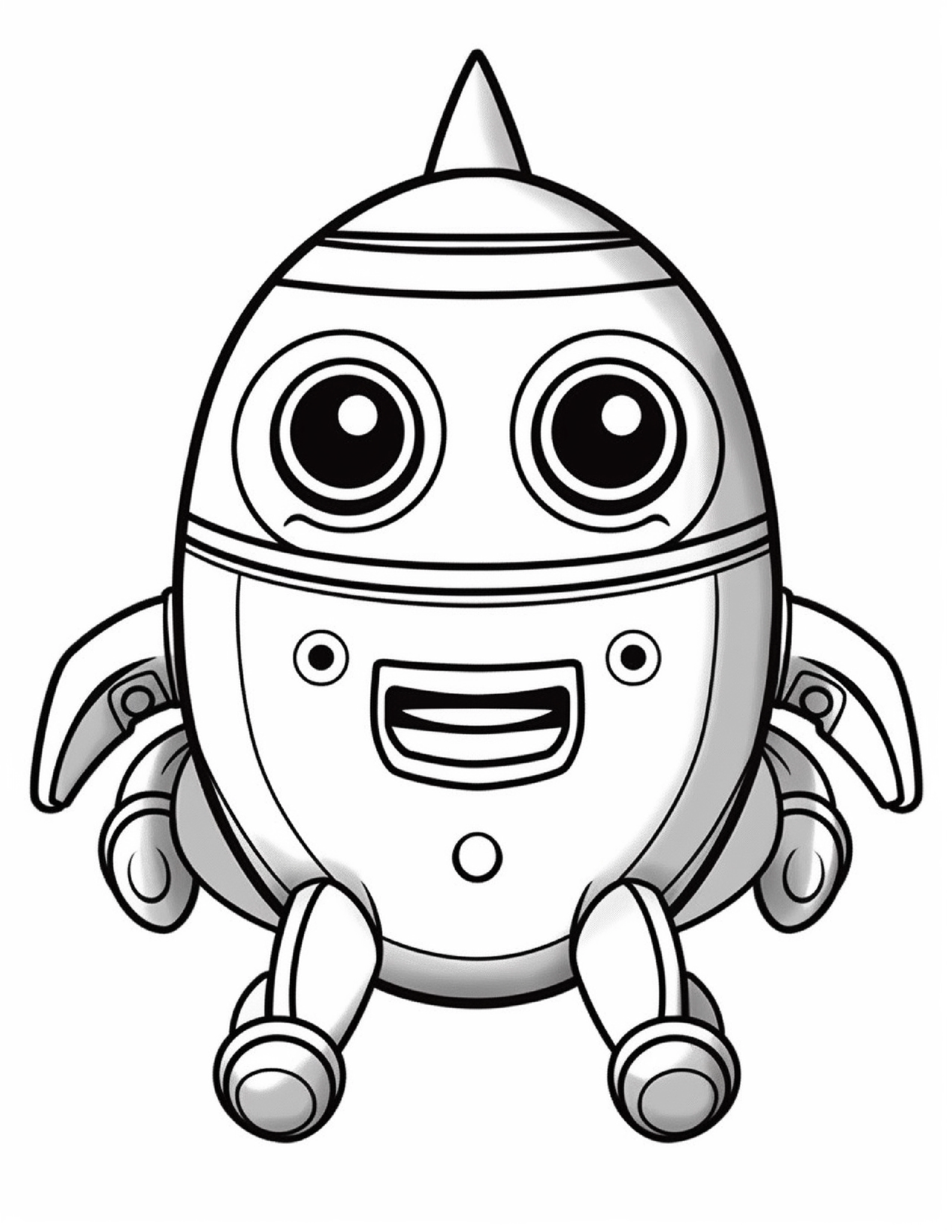 Astronautas para colorir – Viagem espacial para imprimir grátis