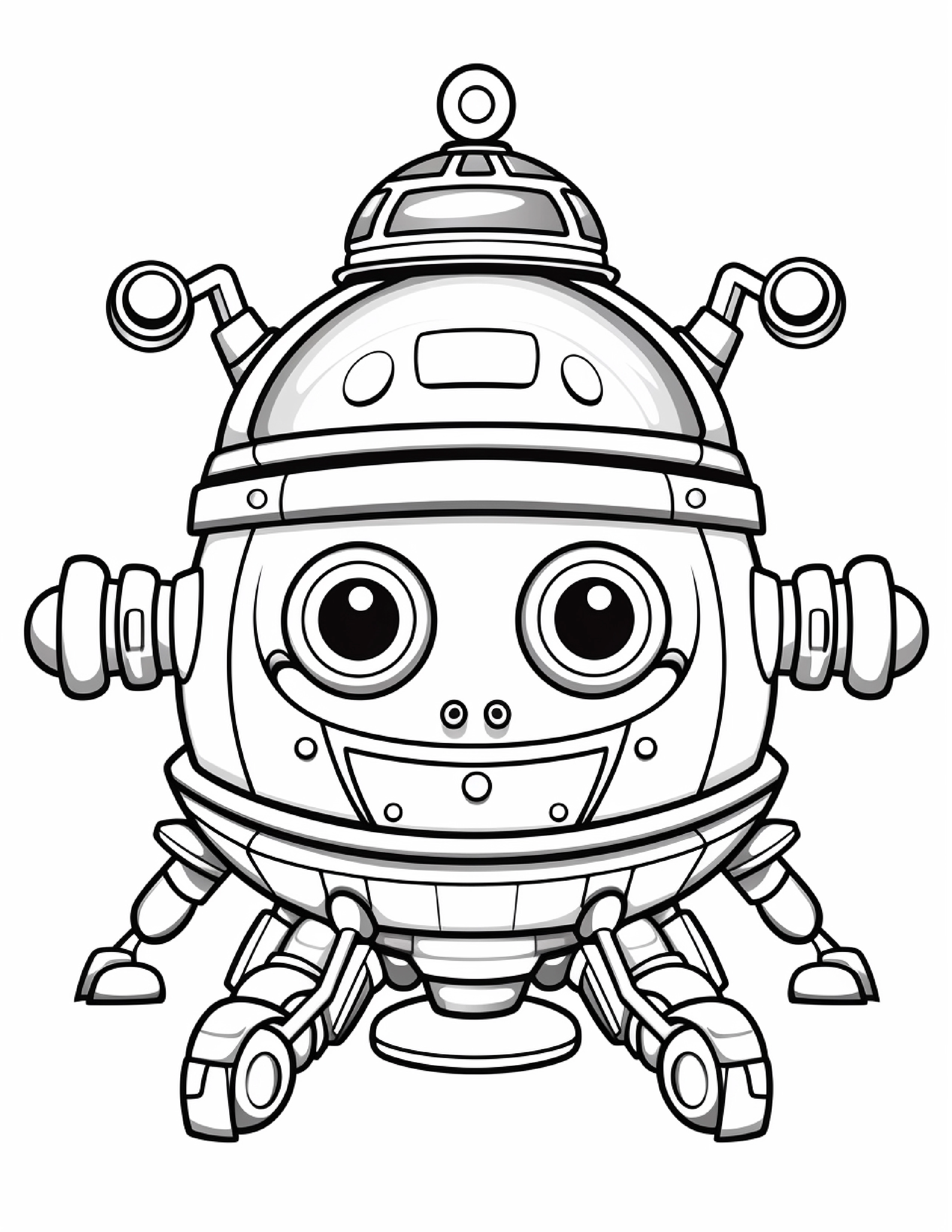 Astronautas para colorir – Viagem espacial para imprimir grátis