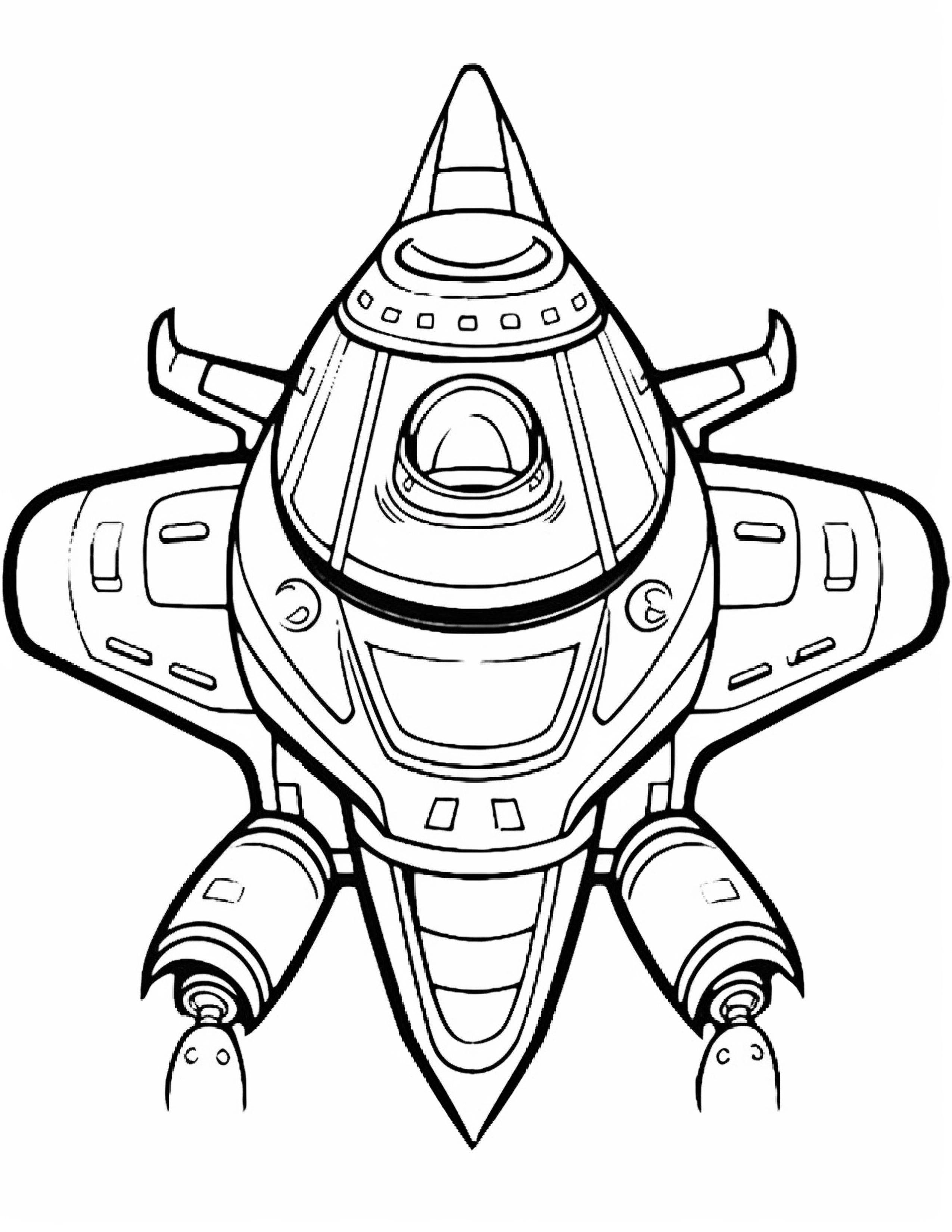 Astronautas para colorir – Viagem espacial para imprimir grátis