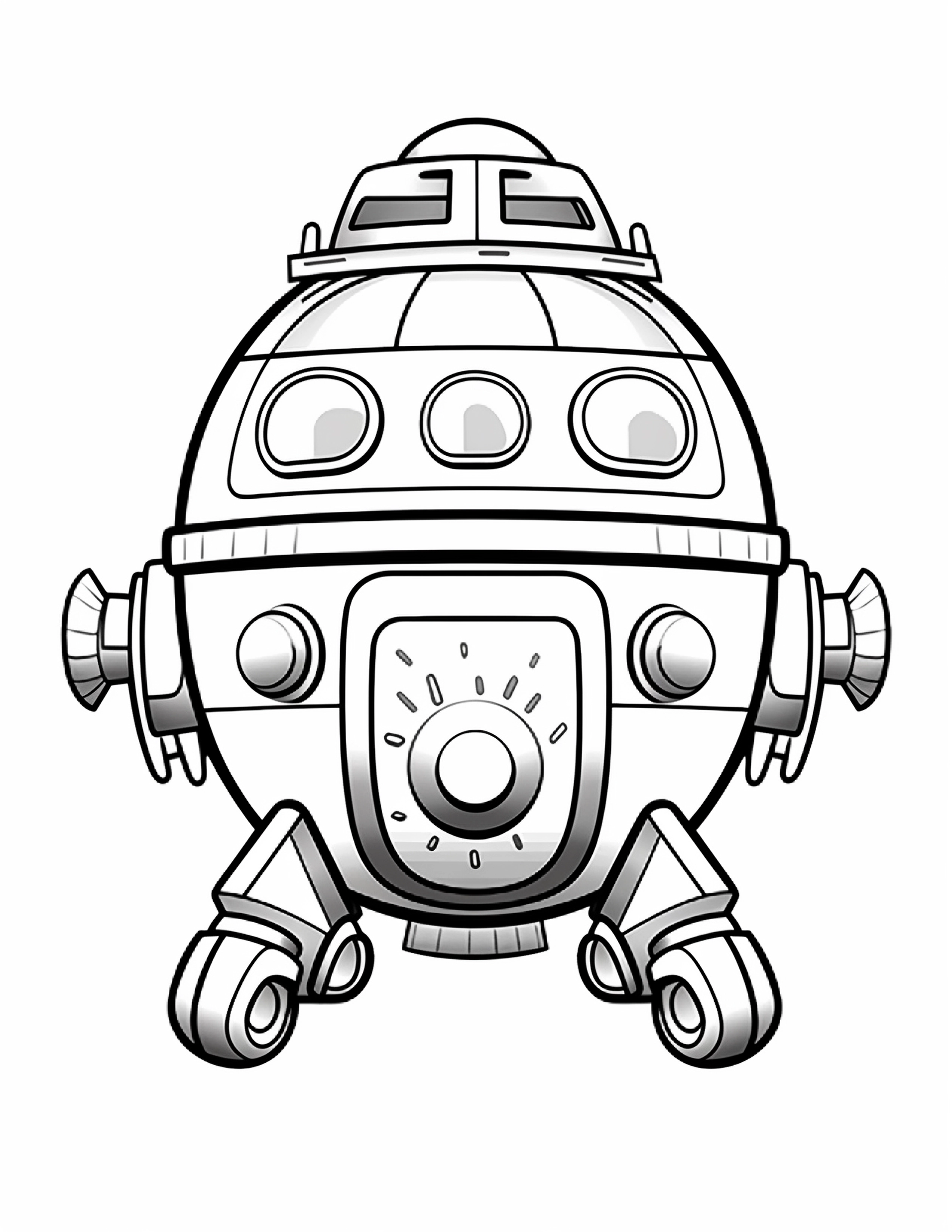 Astronautas para colorir – Viagem espacial para imprimir grátis