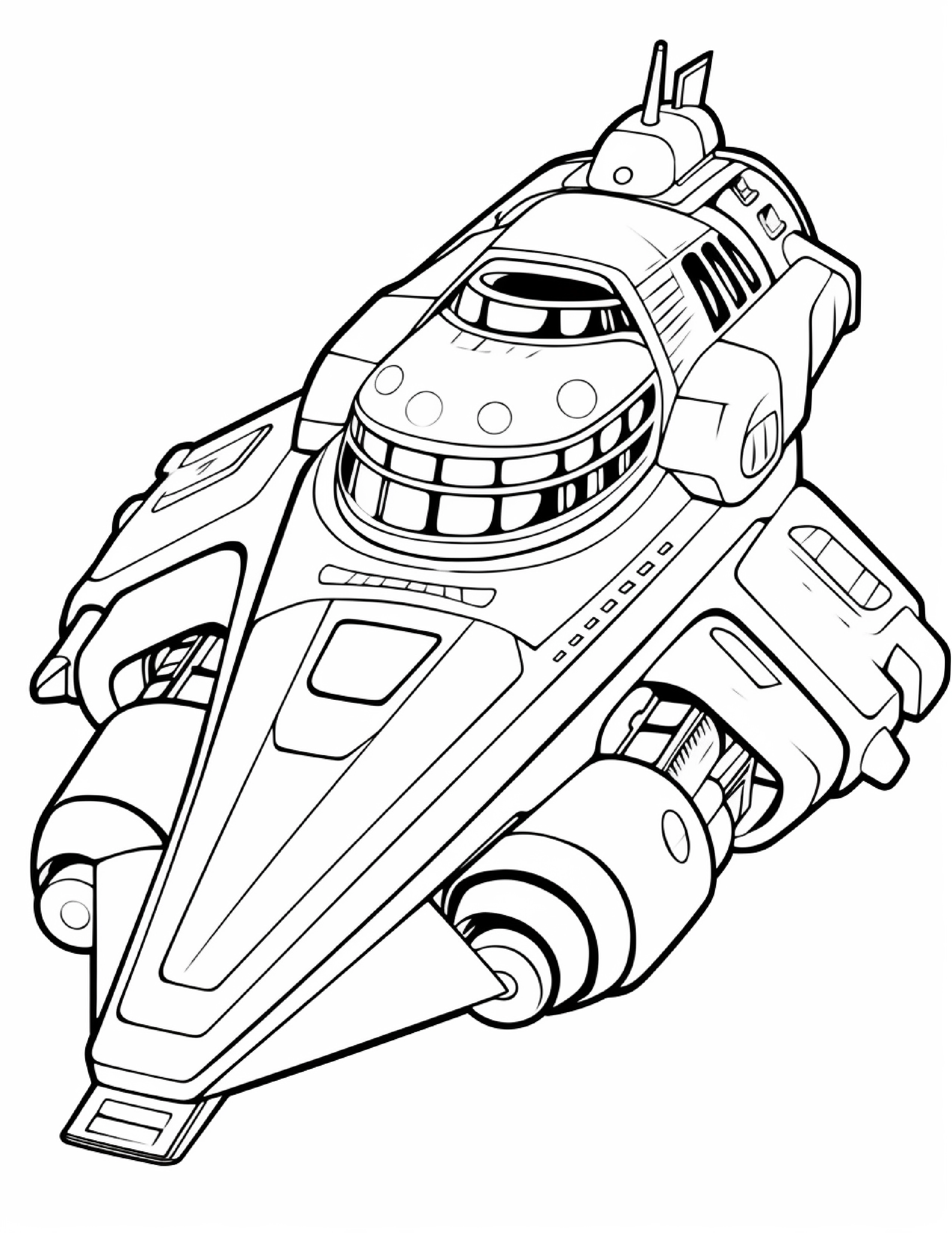 Astronautas para colorir – Viagem espacial para imprimir grátis