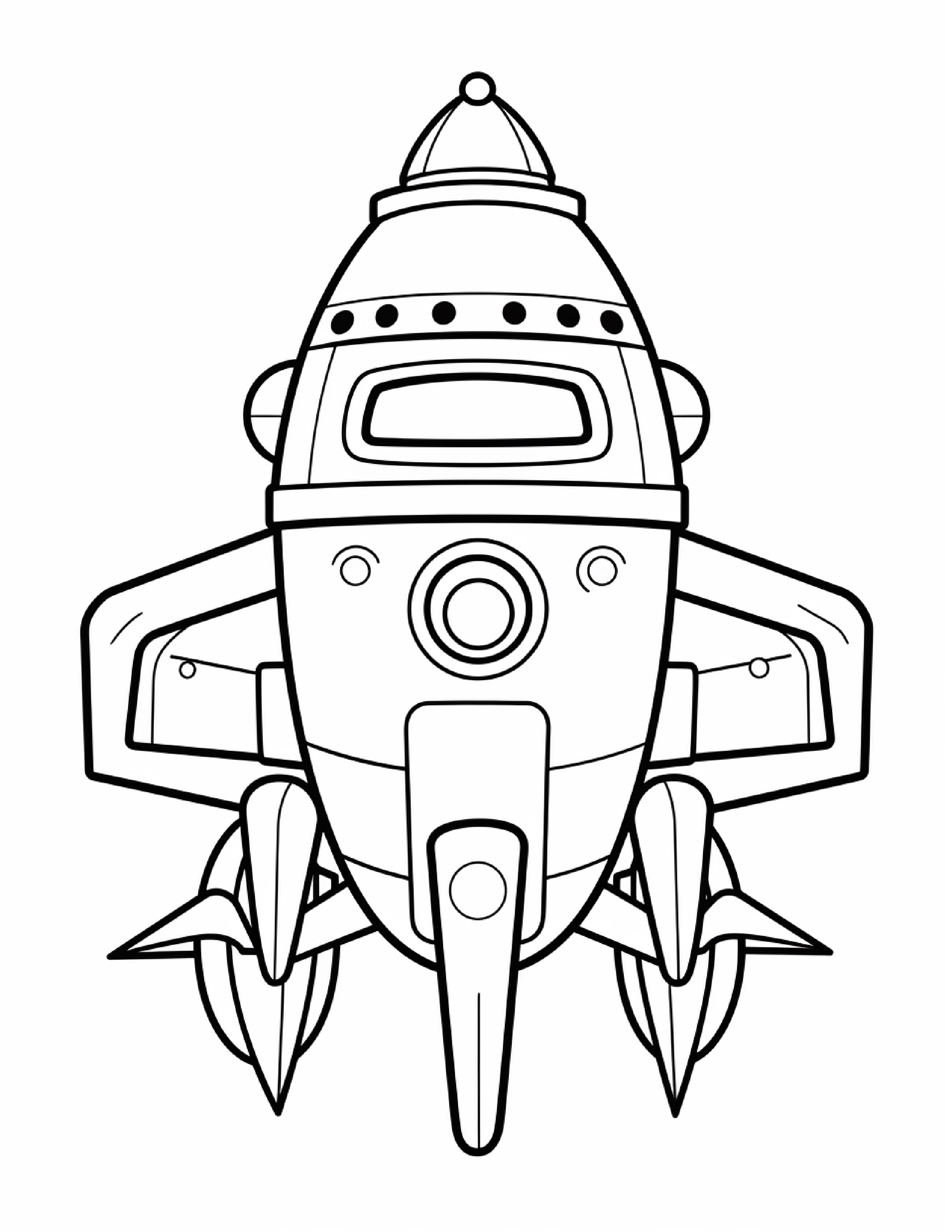 Astronautas para colorir – Viagem espacial para imprimir grátis