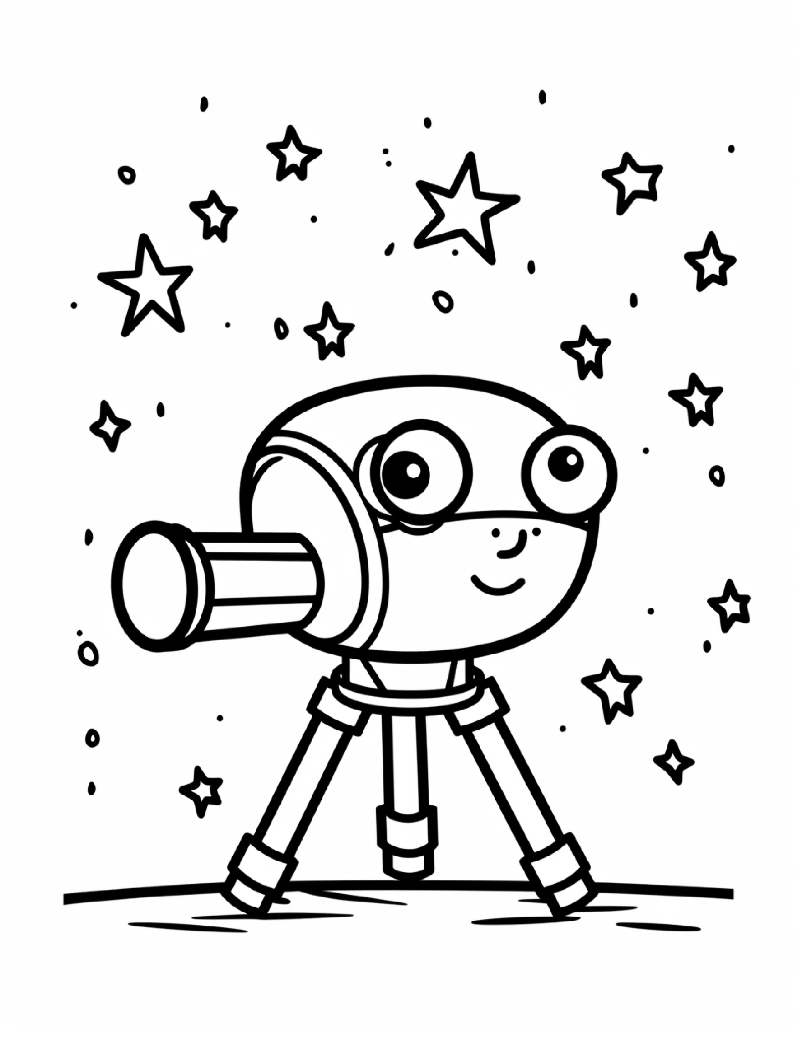 Astronautas para colorir – Viagem espacial para imprimir grátis