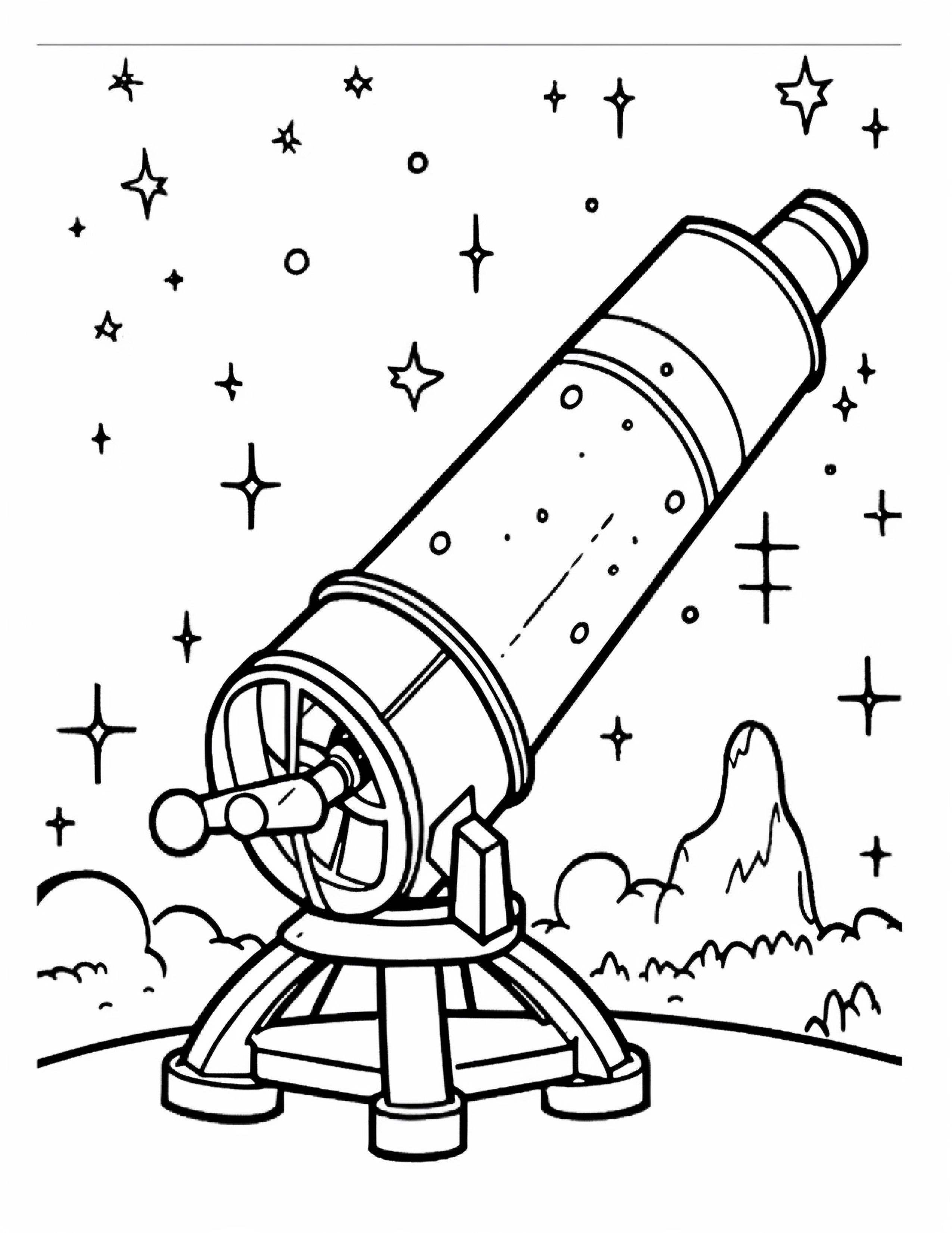 Astronautas para colorir – Viagem espacial para imprimir grátis