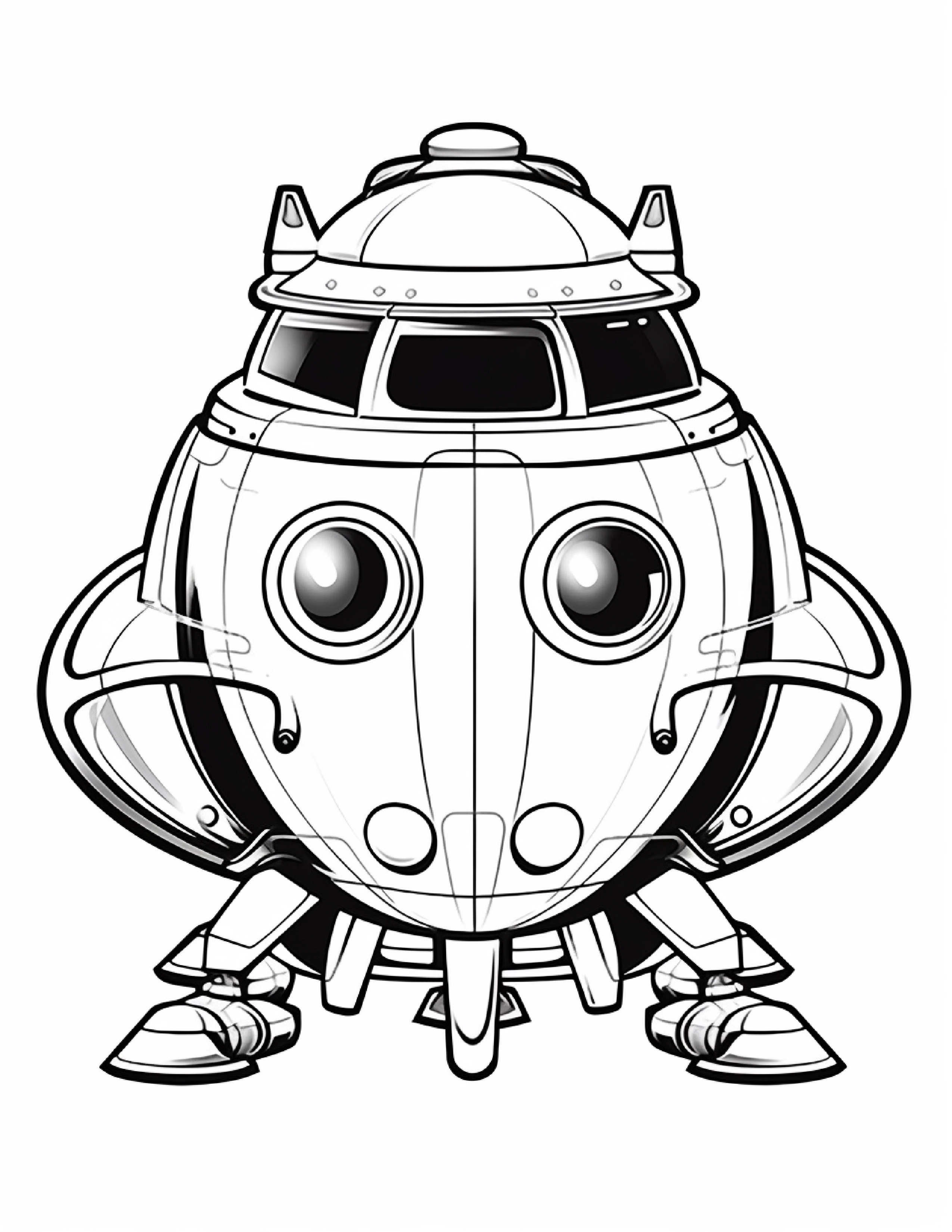 Astronautas para colorir – Viagem espacial para imprimir grátis