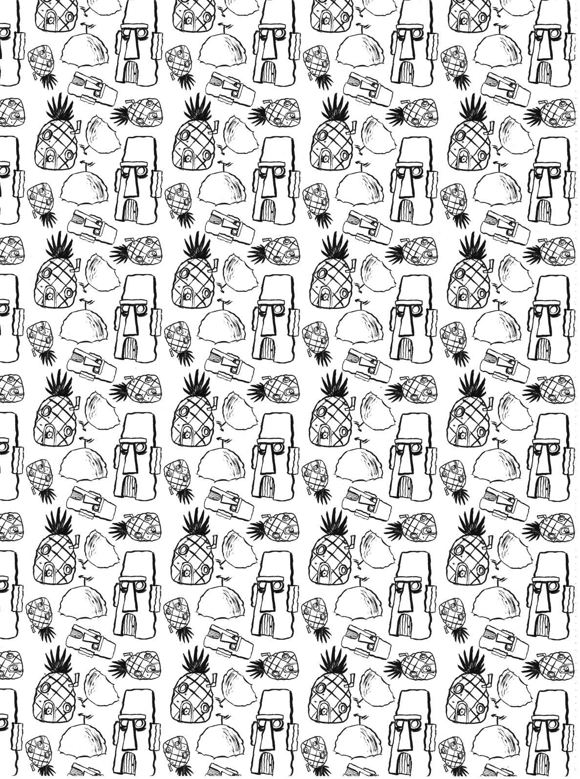 Bob Esponja para colorir – Desenhos do Bob Esponja e Patrick para imprimir grátis