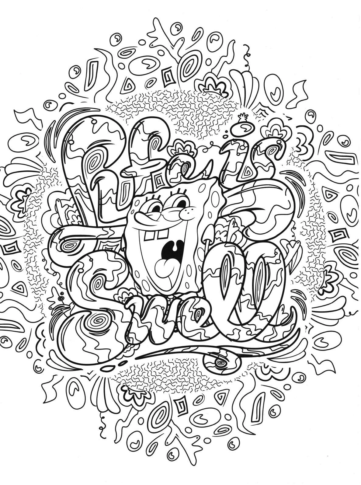 Bob Esponja para colorir – Desenhos do Bob Esponja e Patrick para imprimir grátis