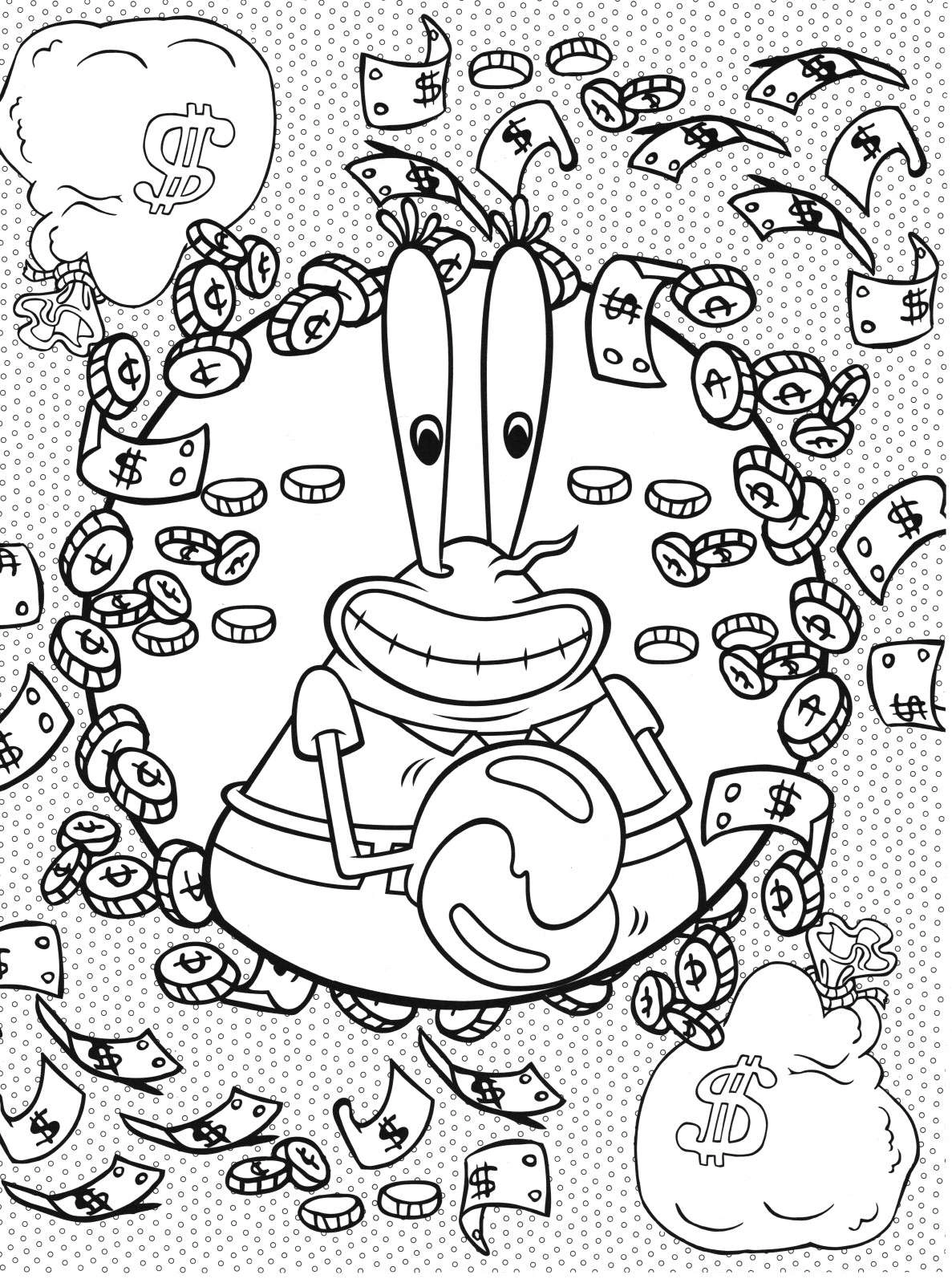 Bob Esponja para colorir – Desenhos do Bob Esponja e Patrick para imprimir grátis