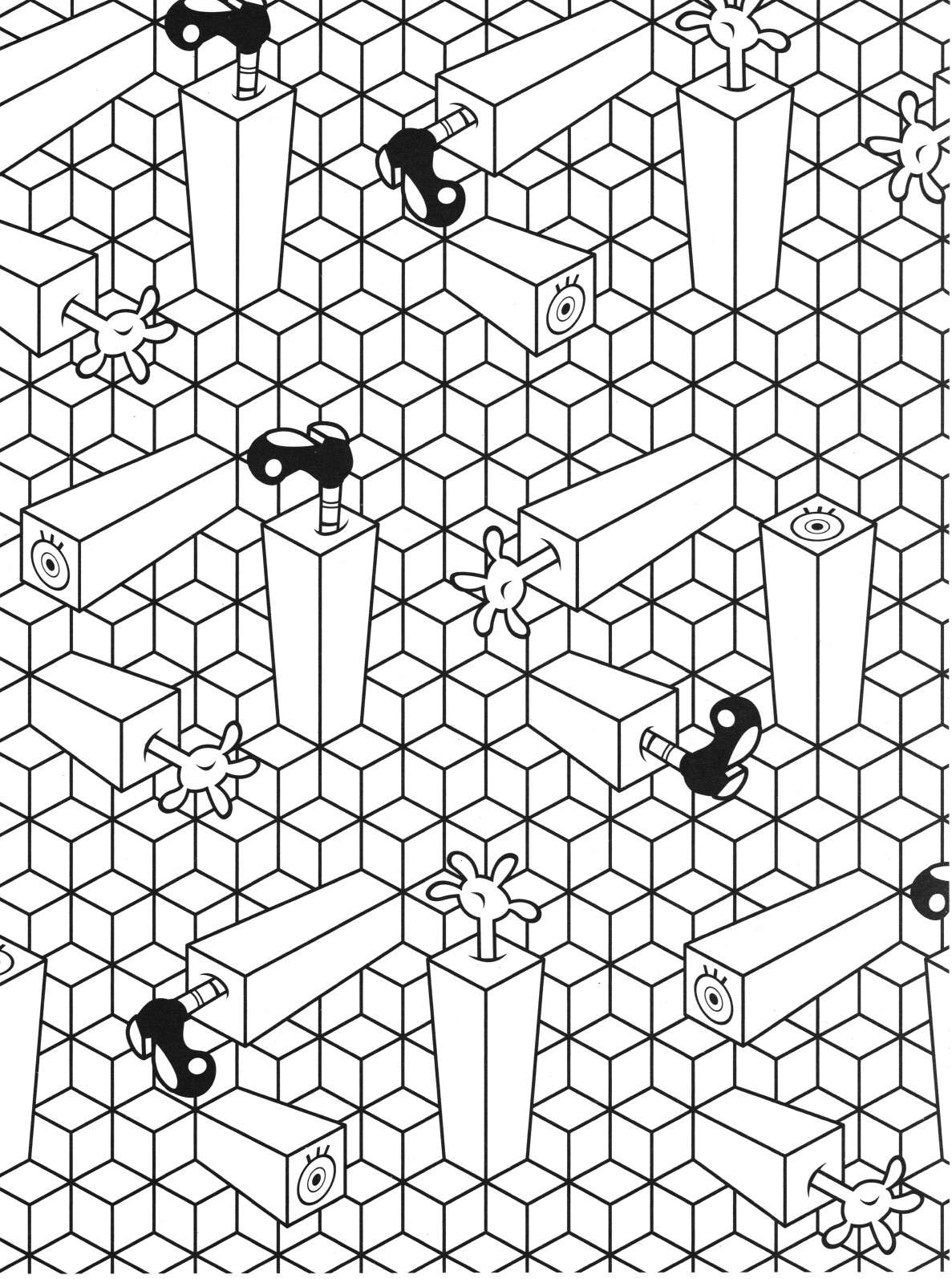 Bob Esponja para colorir – Desenhos do Bob Esponja e Patrick para imprimir grátis