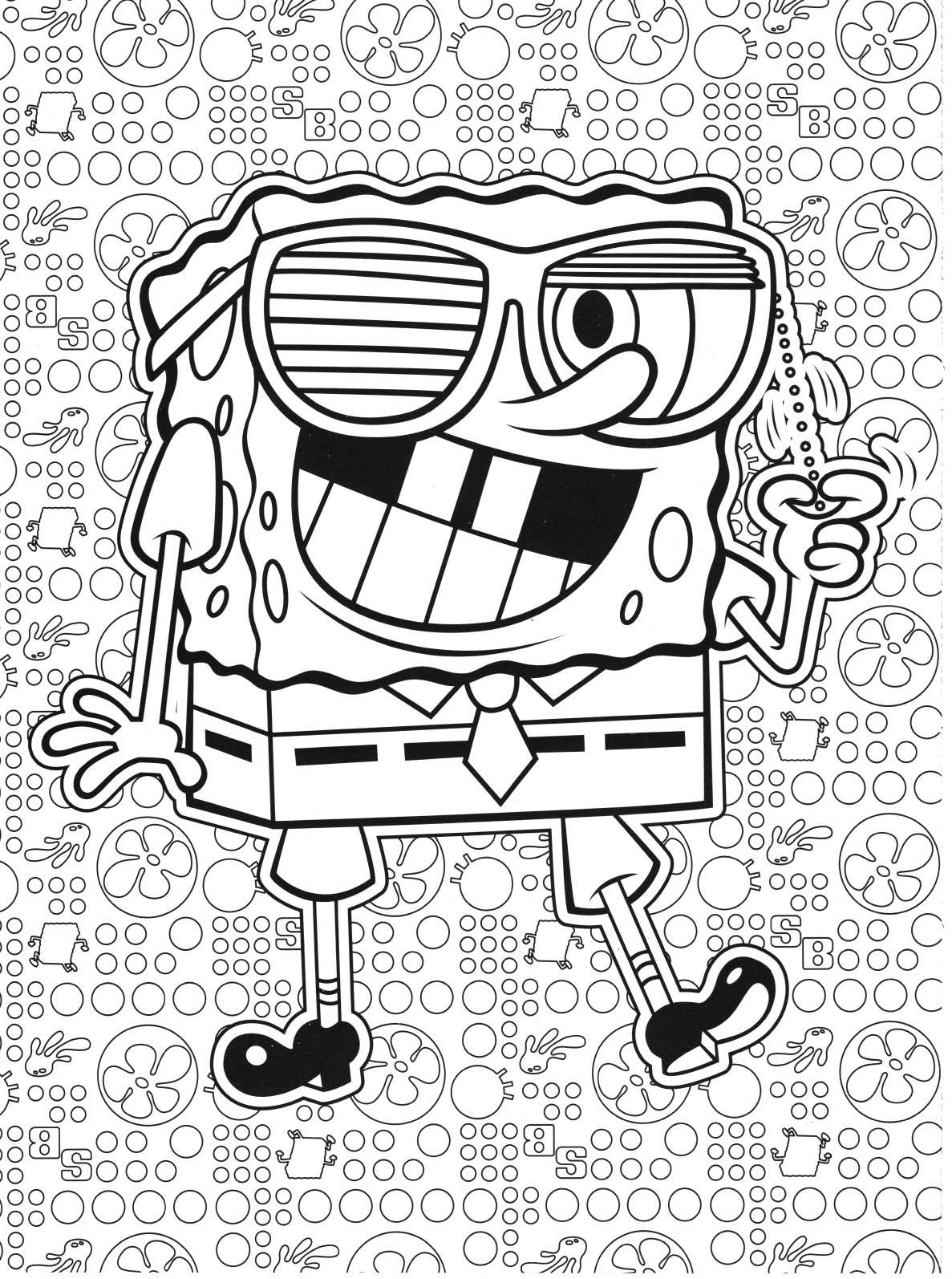 Bob Esponja para colorir – Desenhos do Bob Esponja e Patrick para imprimir grátis