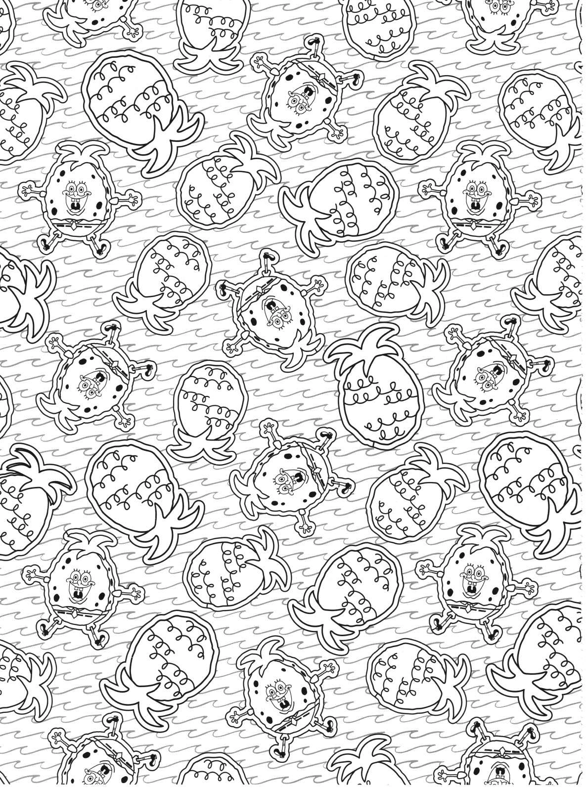 Bob Esponja para colorir – Desenhos do Bob Esponja e Patrick para imprimir grátis