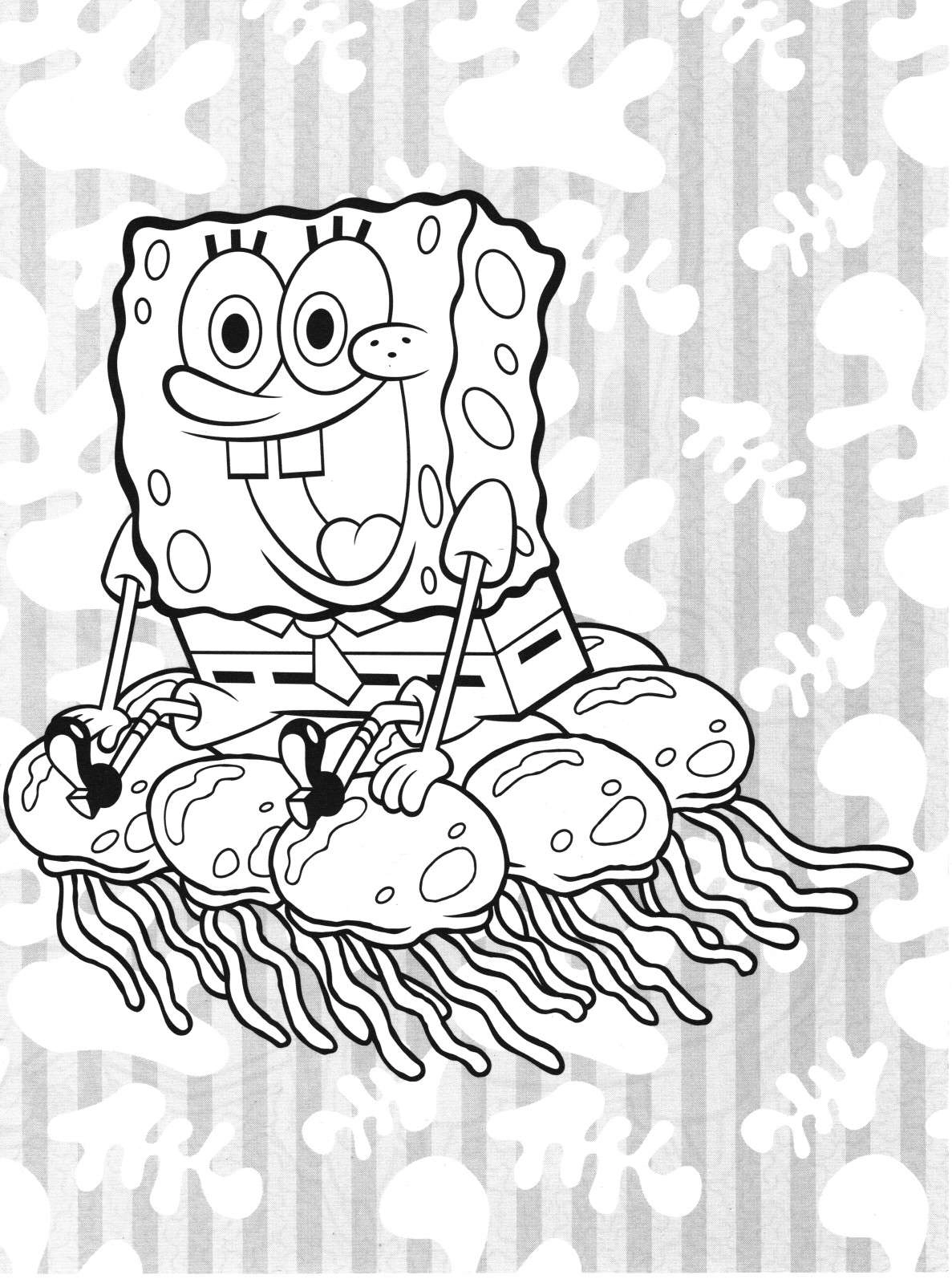 Bob Esponja para colorir – Desenhos do Bob Esponja e Patrick para imprimir grátis