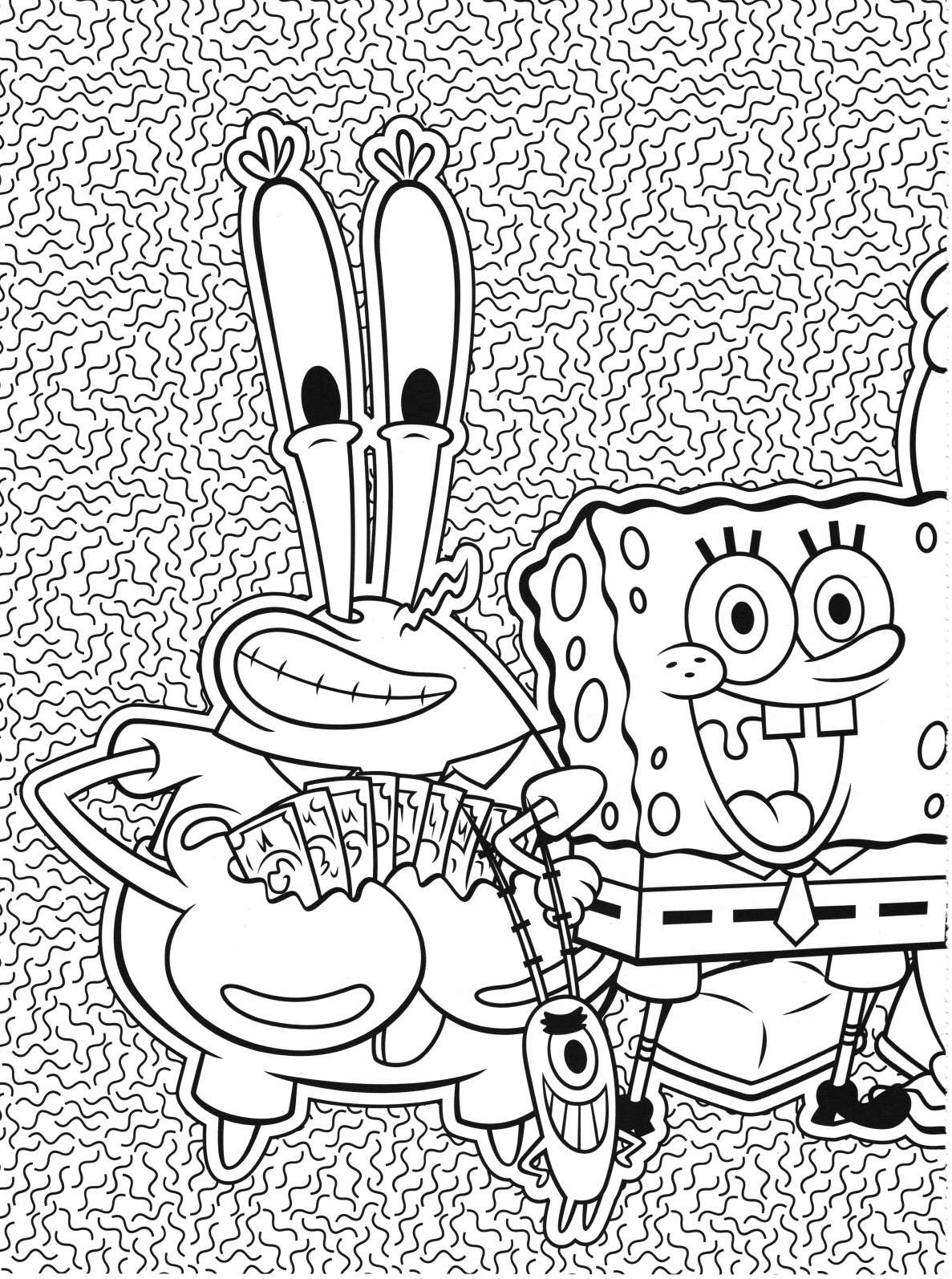 Bob Esponja para colorir – Desenhos do Bob Esponja e Patrick para imprimir grátis