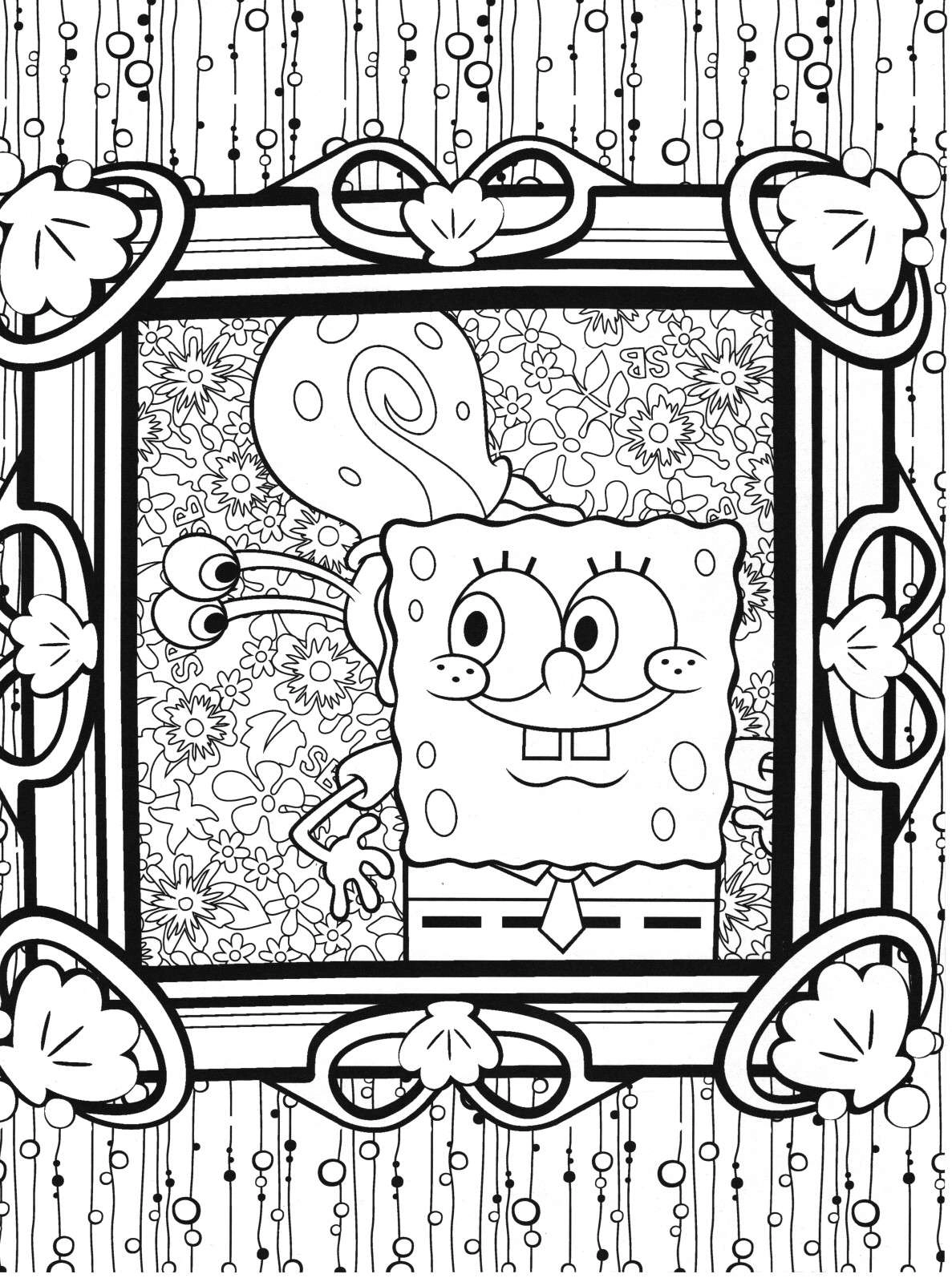Bob Esponja para colorir – Desenhos do Bob Esponja e Patrick para imprimir grátis