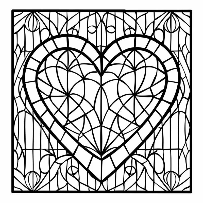 Desenho da coleção Coração