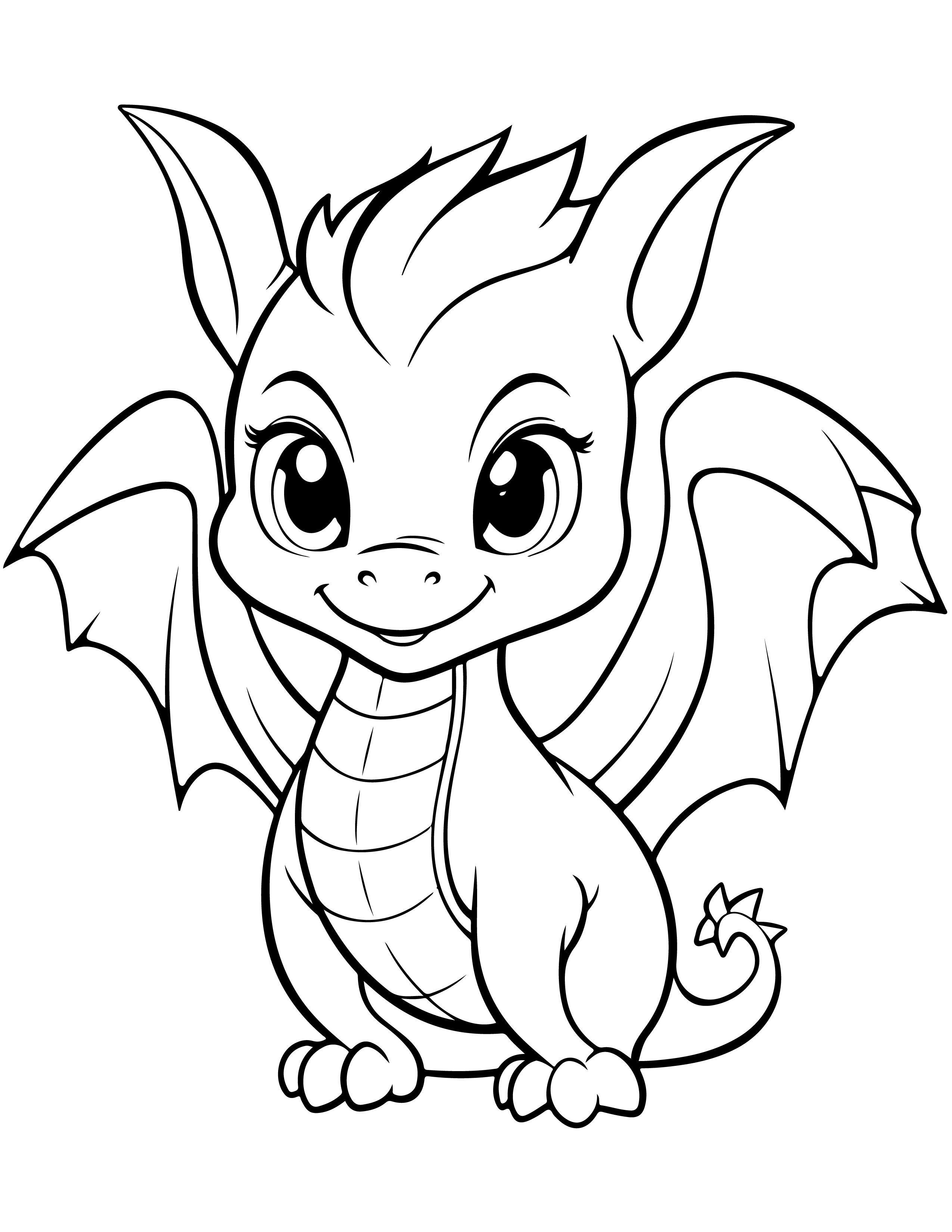 Dragões para colorir – Desenhos fantásticos e mitológicos para imprimir gratis