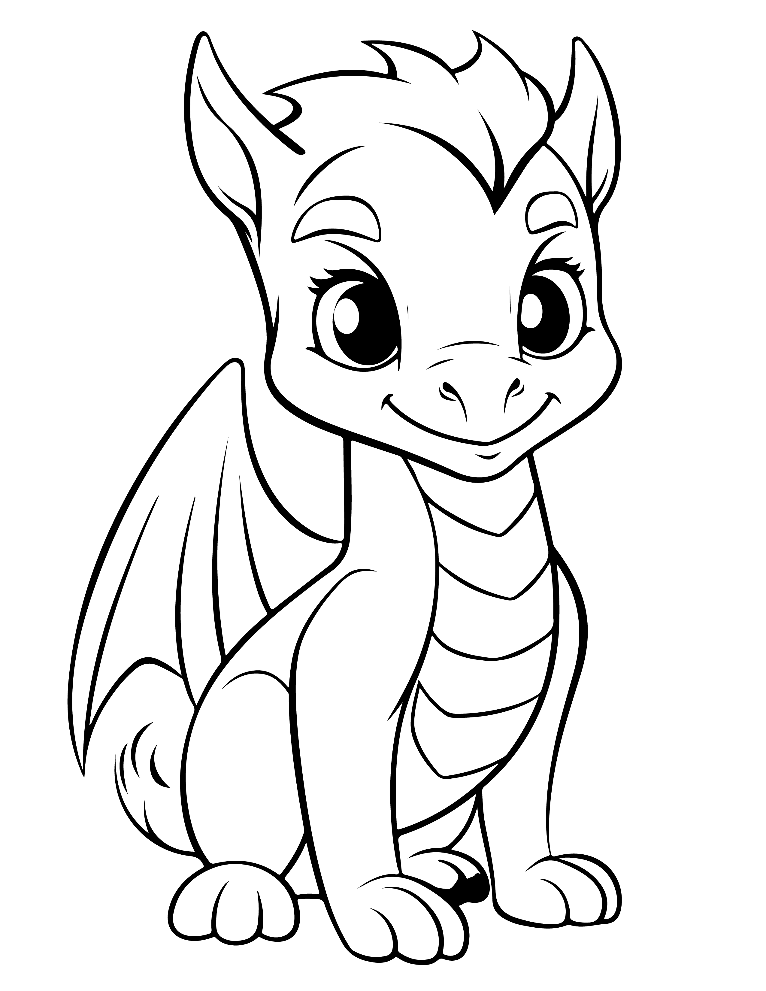 Dragões para colorir – Desenhos fantásticos e mitológicos para imprimir gratis