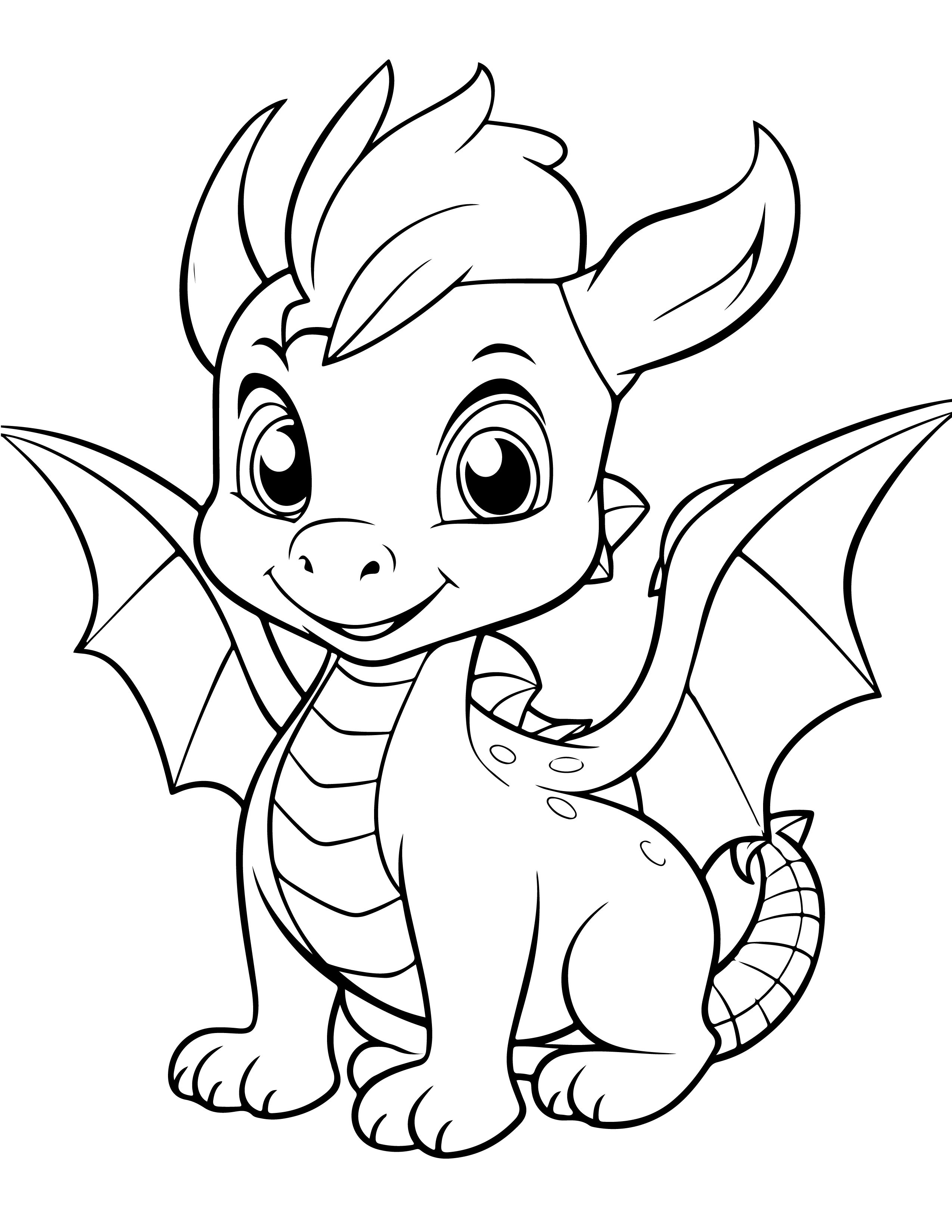 Dragões para colorir – Desenhos fantásticos e mitológicos para imprimir gratis