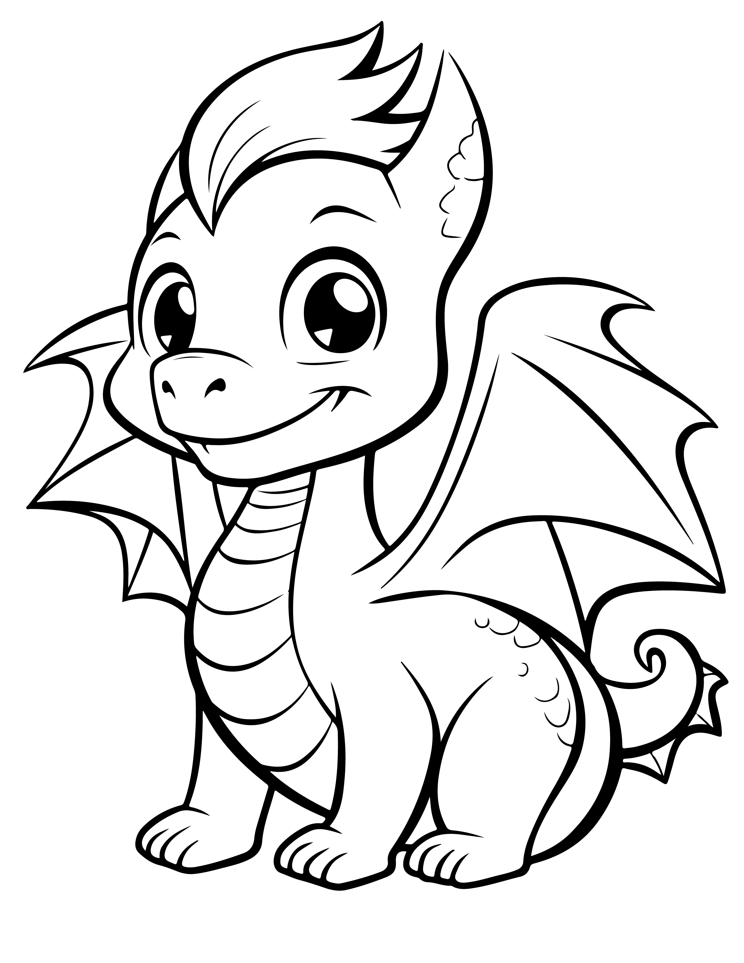 Dragões para colorir – Desenhos fantásticos e mitológicos para imprimir gratis