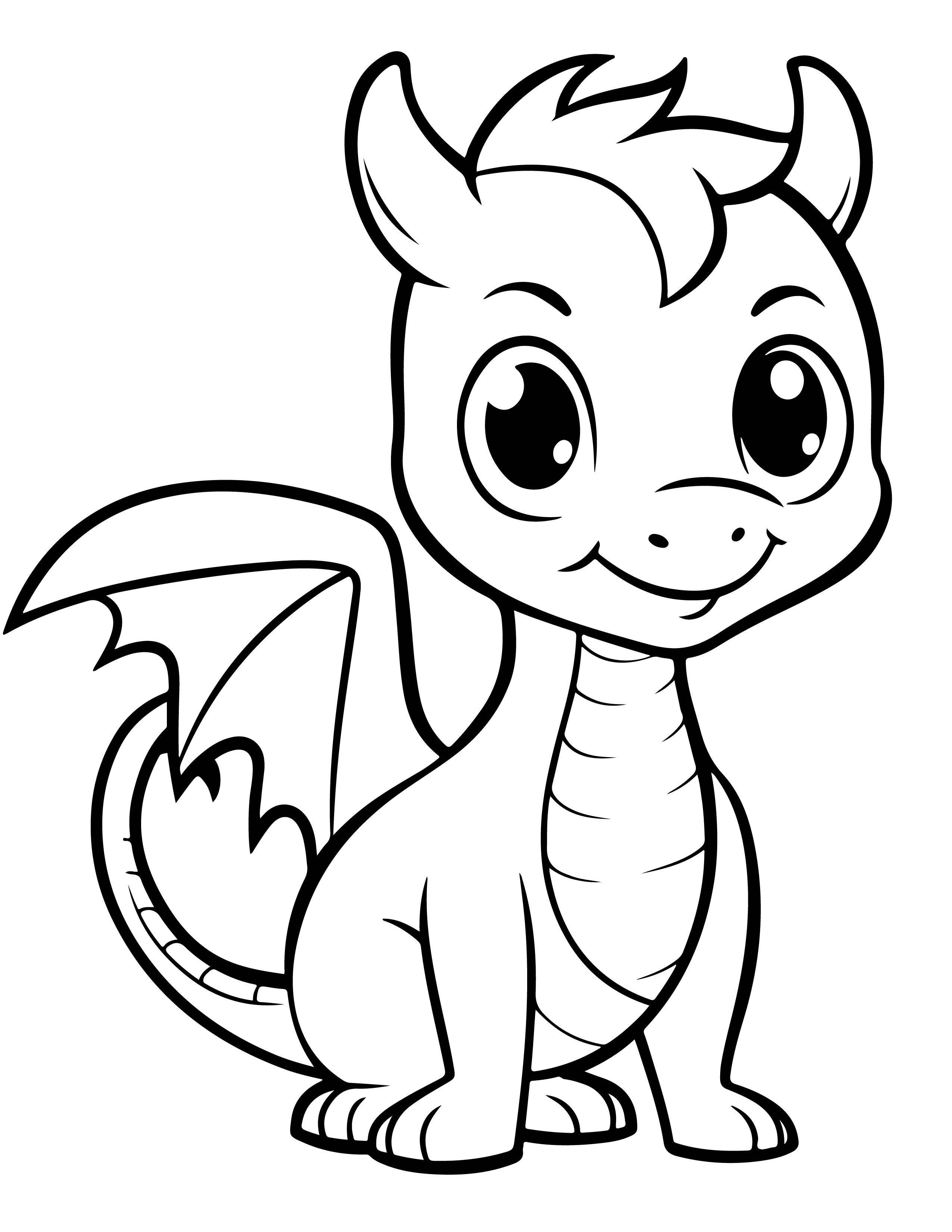 Dragões para colorir – Desenhos fantásticos e mitológicos para imprimir gratis