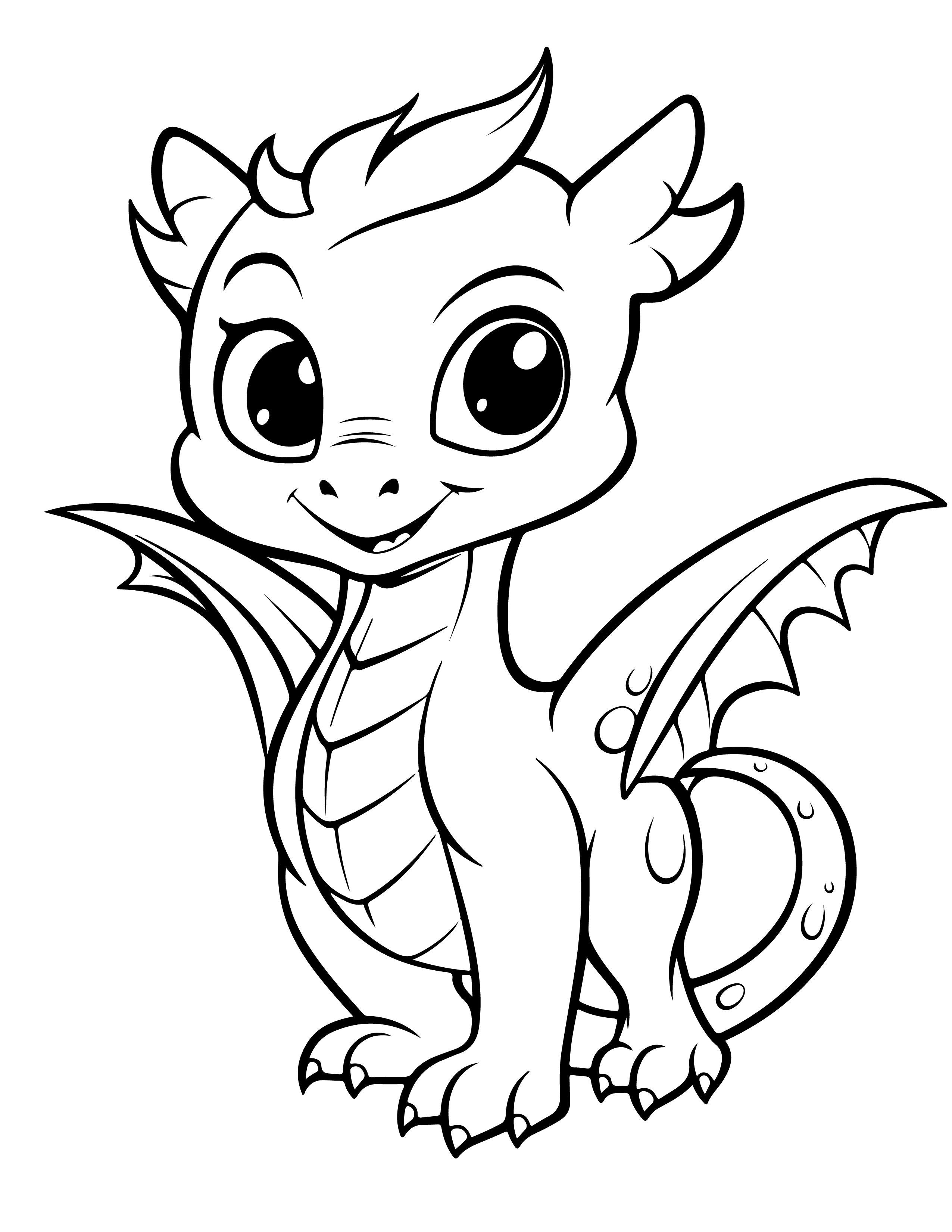 Dragões para colorir – Desenhos fantásticos e mitológicos para imprimir gratis