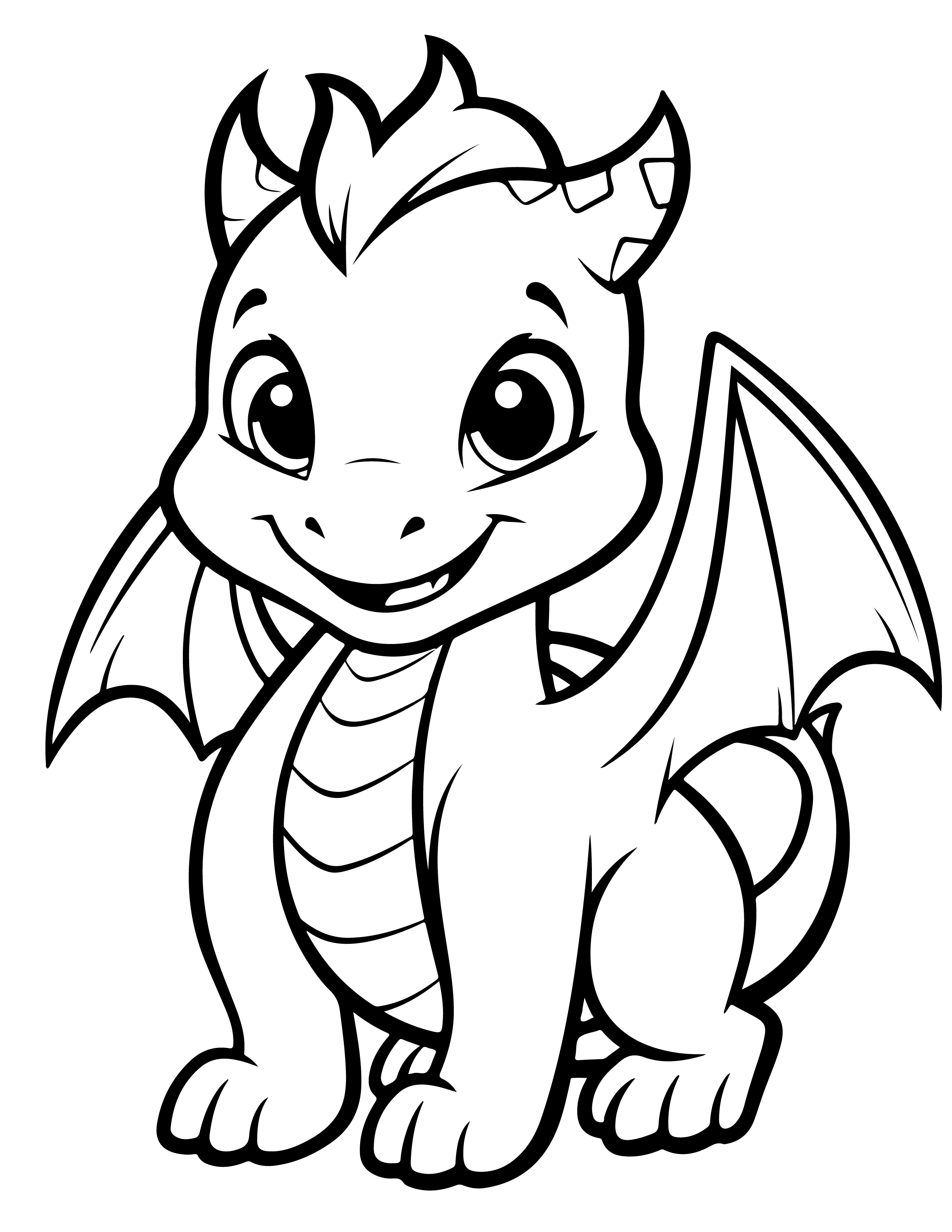 Dragões para colorir – Desenhos fantásticos e mitológicos para imprimir gratis