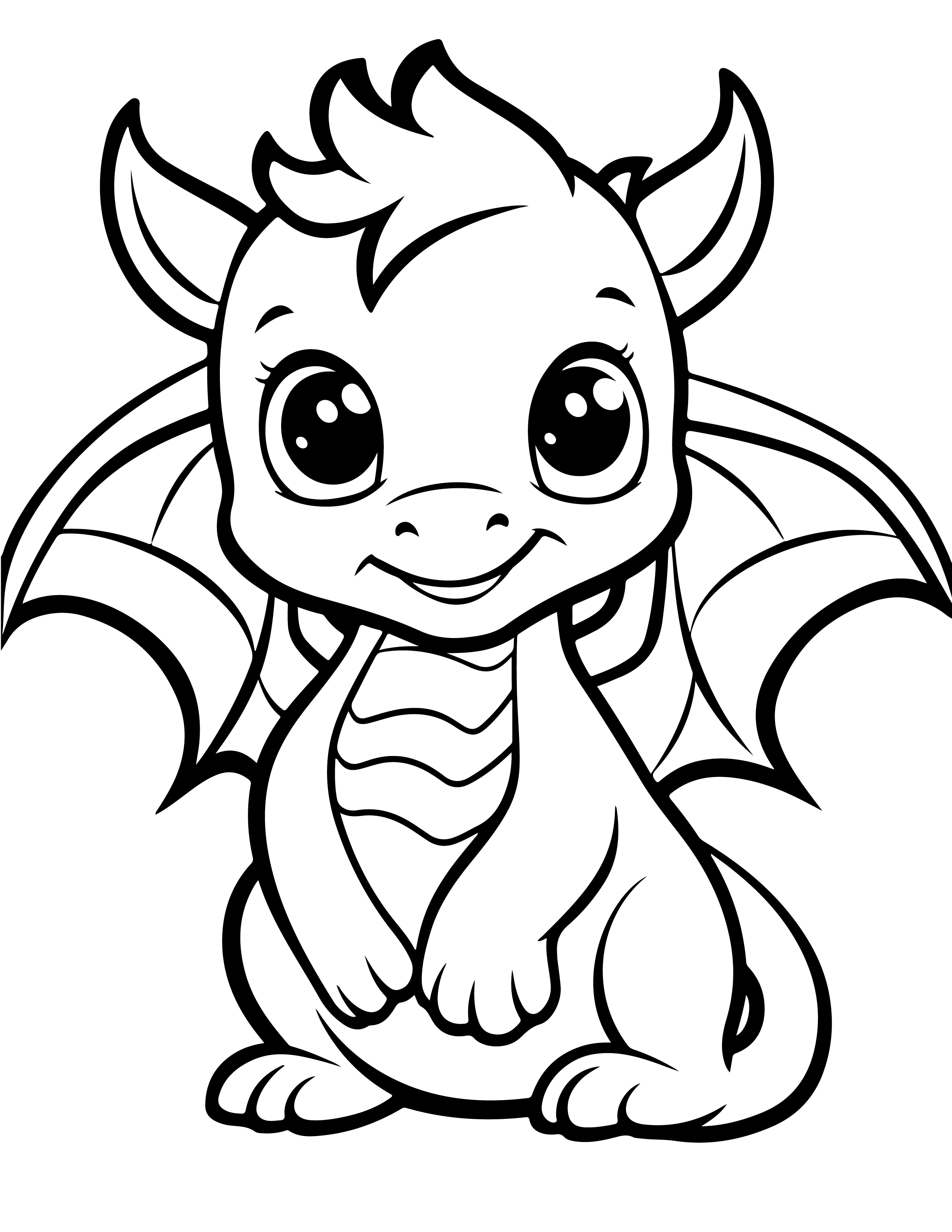 Dragões para colorir – Desenhos fantásticos e mitológicos para imprimir gratis