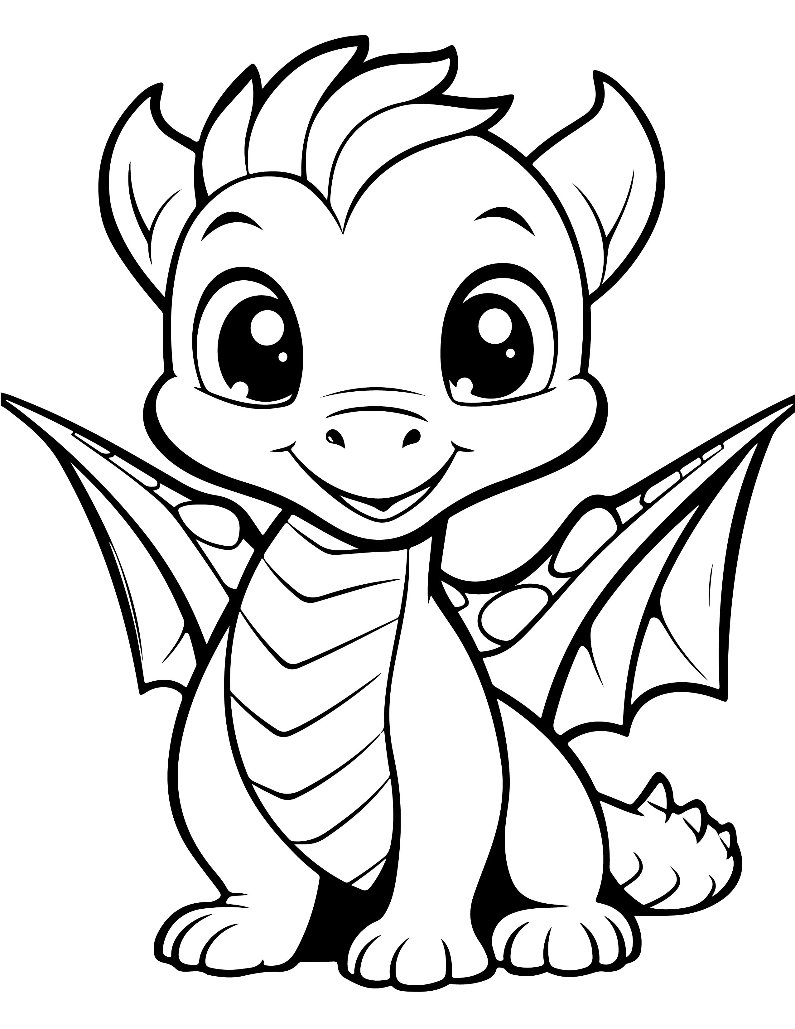 Dragões para colorir – Desenhos fantásticos e mitológicos para imprimir gratis