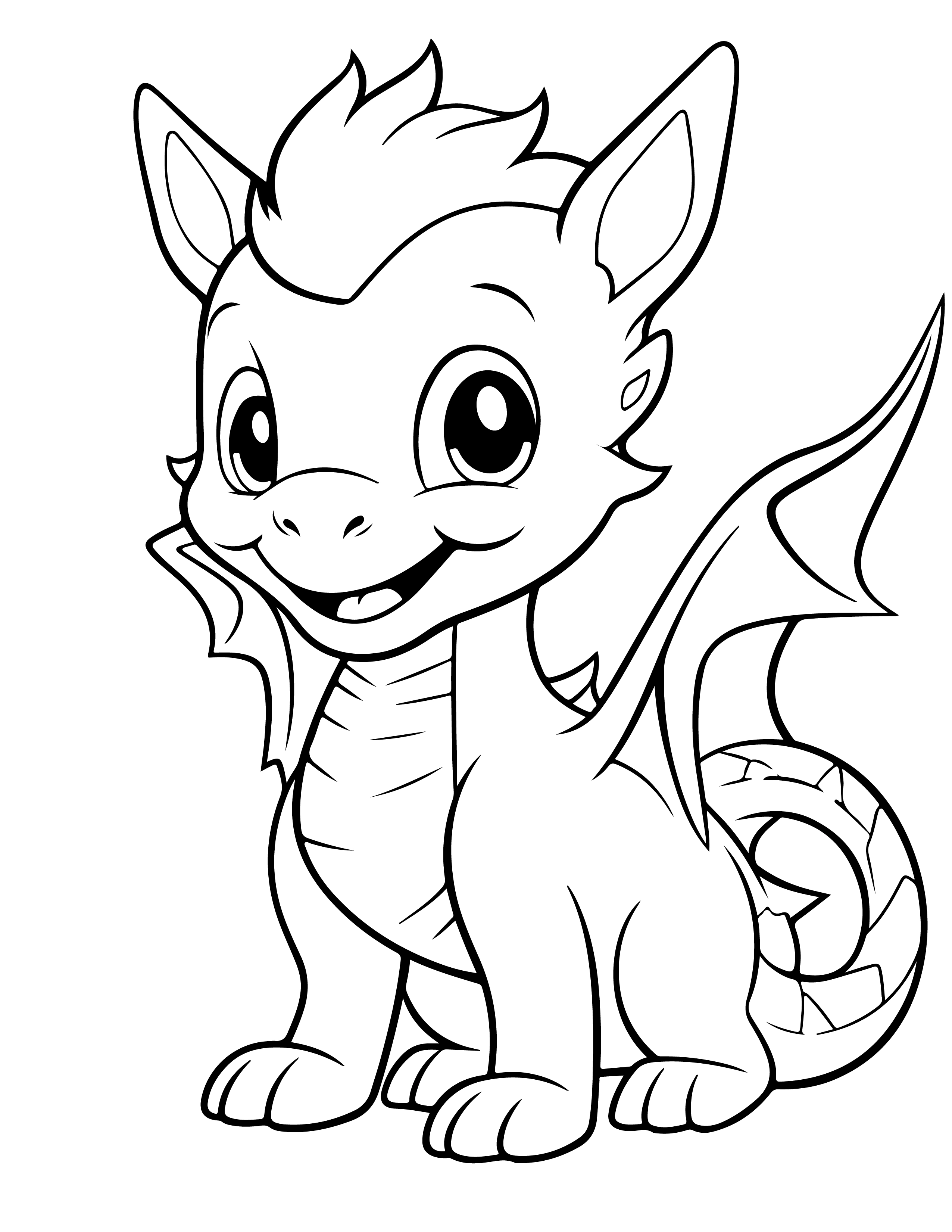 Dragões para colorir – Desenhos fantásticos e mitológicos para imprimir gratis