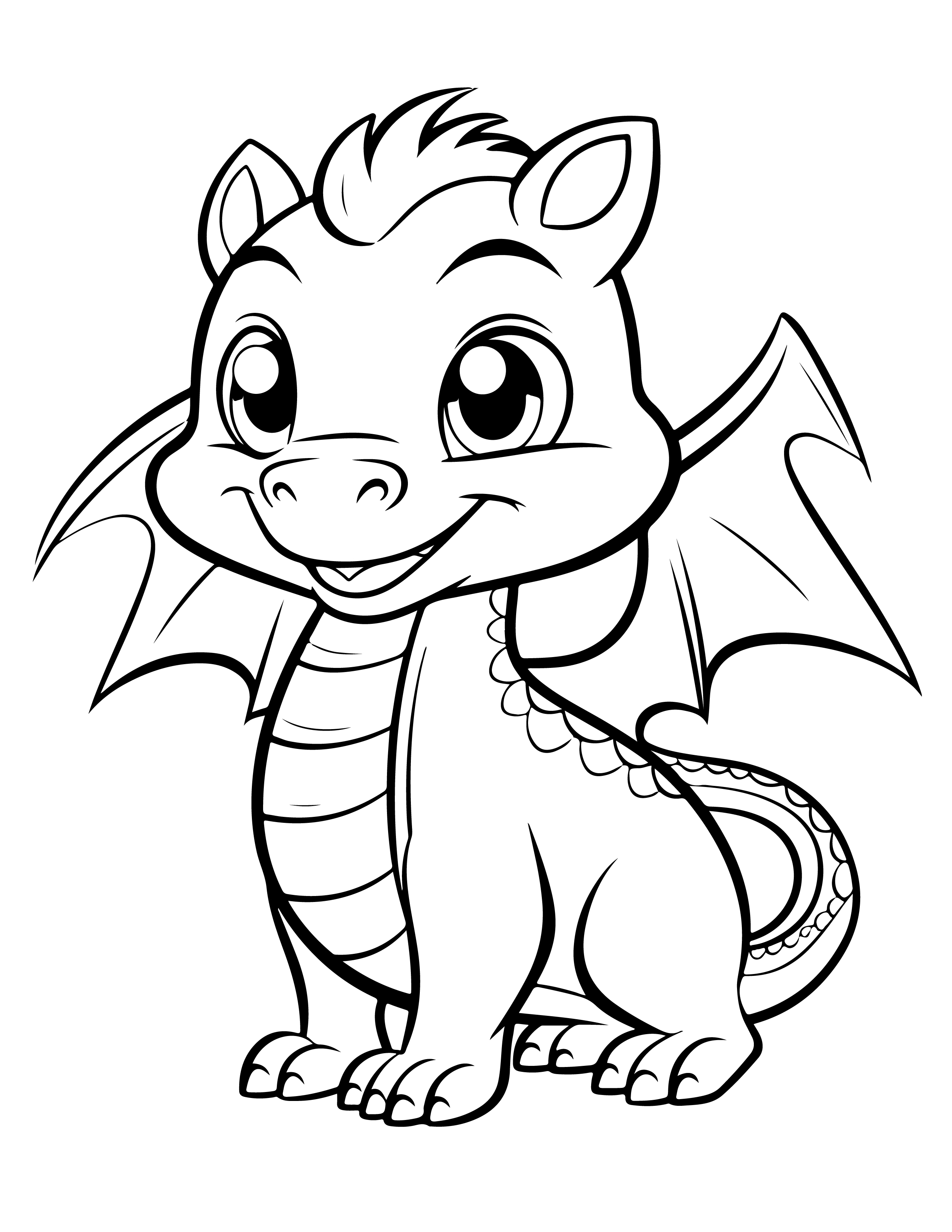 Dragões para colorir – Desenhos fantásticos e mitológicos para imprimir gratis